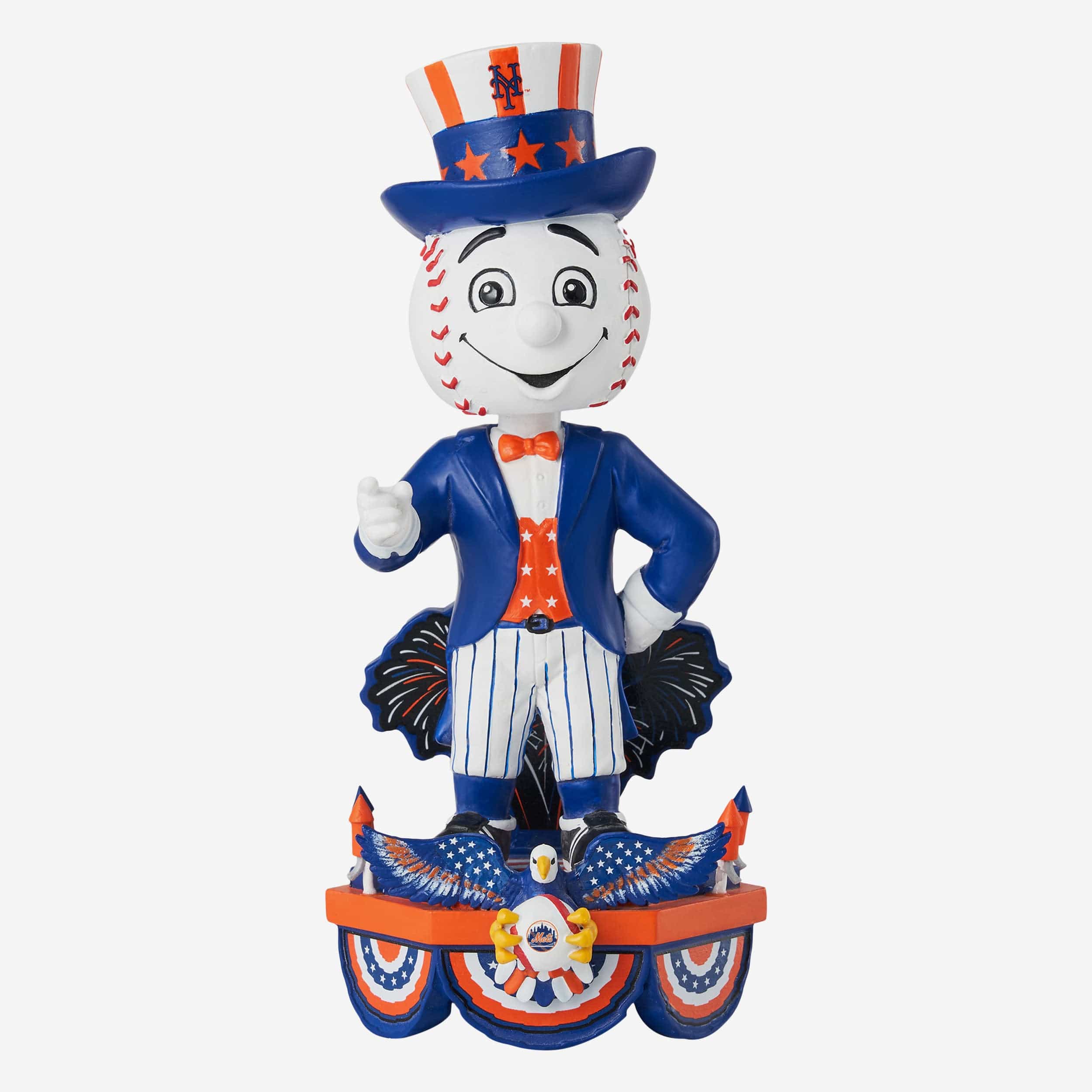 Mr Met New York Mets Americana Mascot Bobblehead