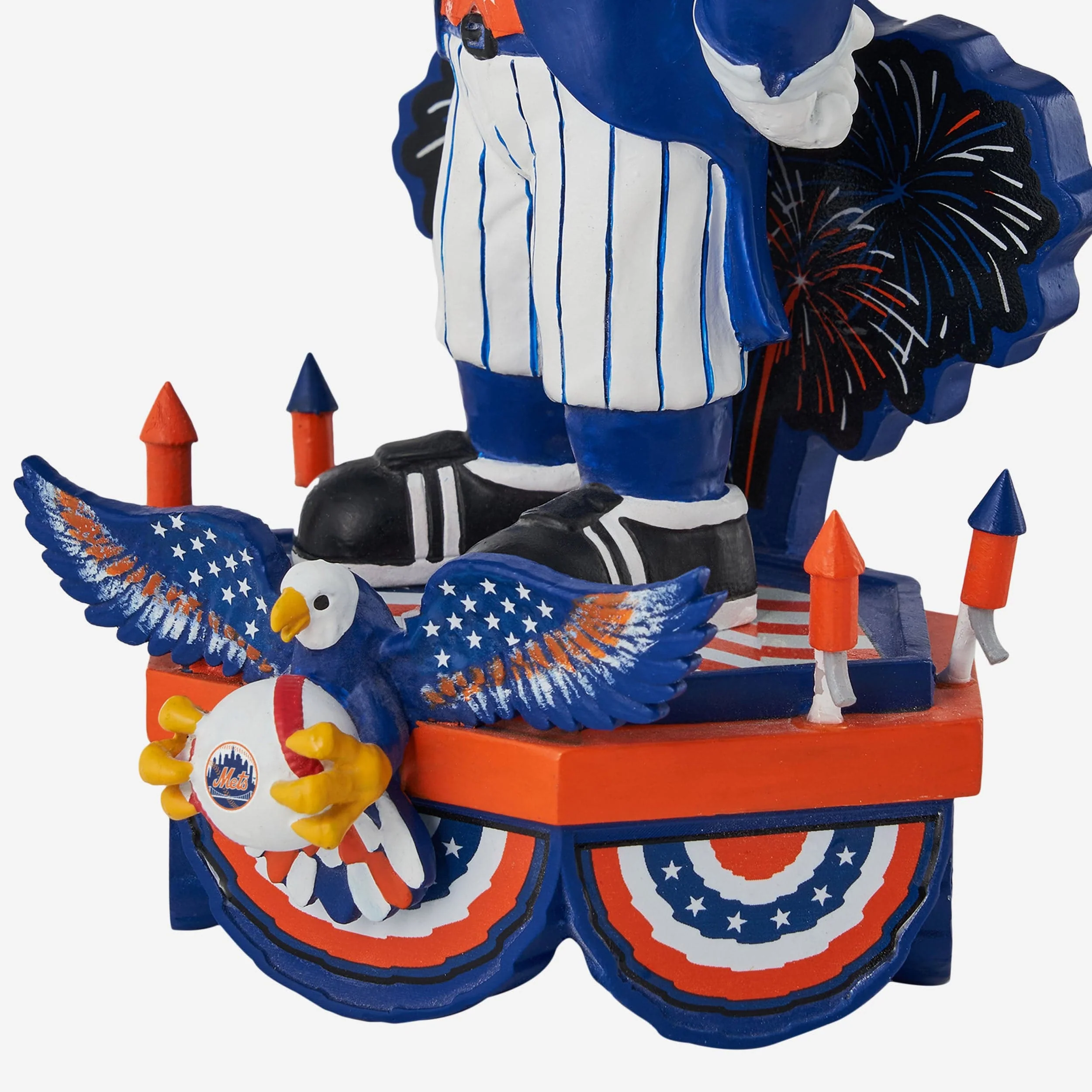 Mr Met New York Mets Americana Mascot Bobblehead - Image 3