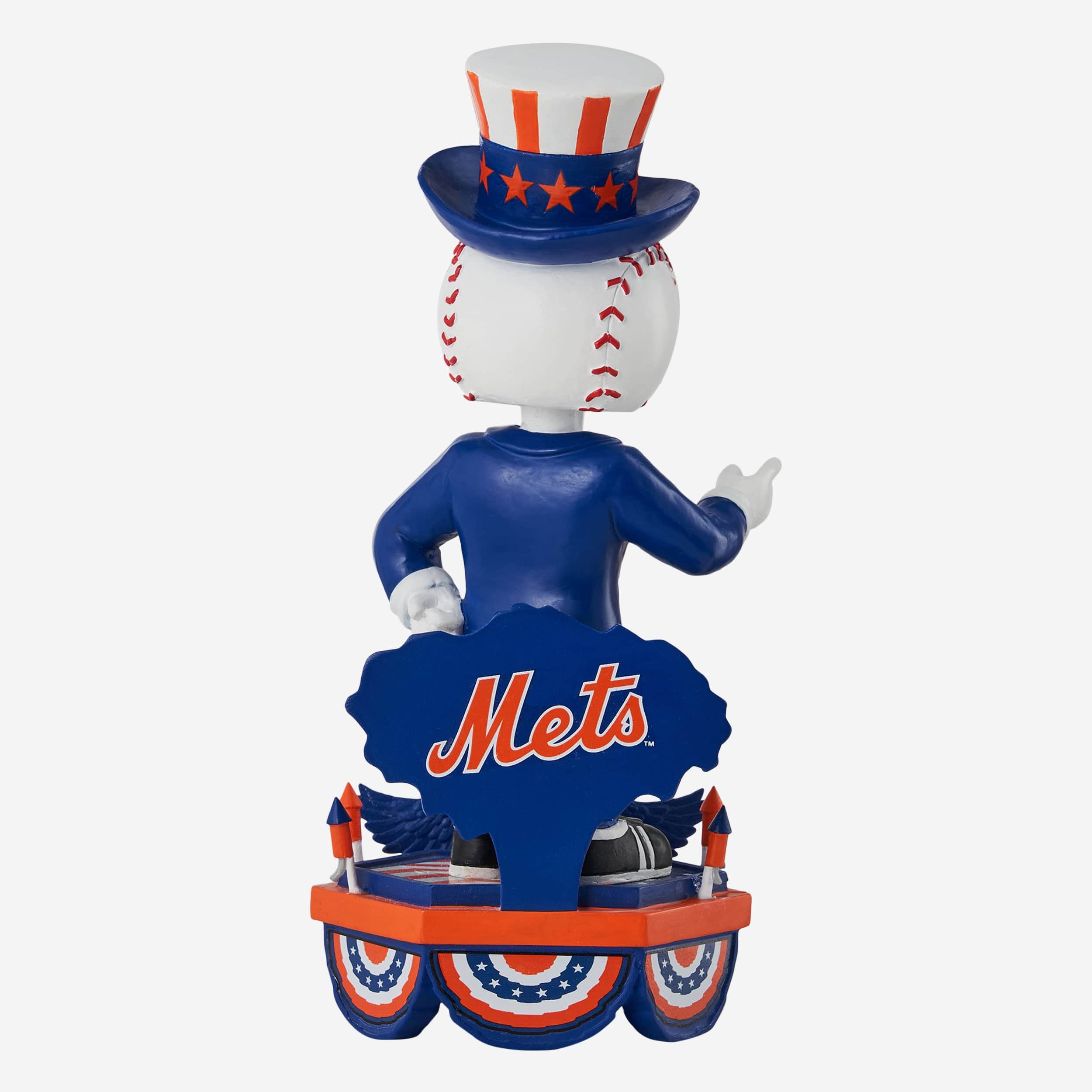Mr Met New York Mets Americana Mascot Bobblehead - Image 5