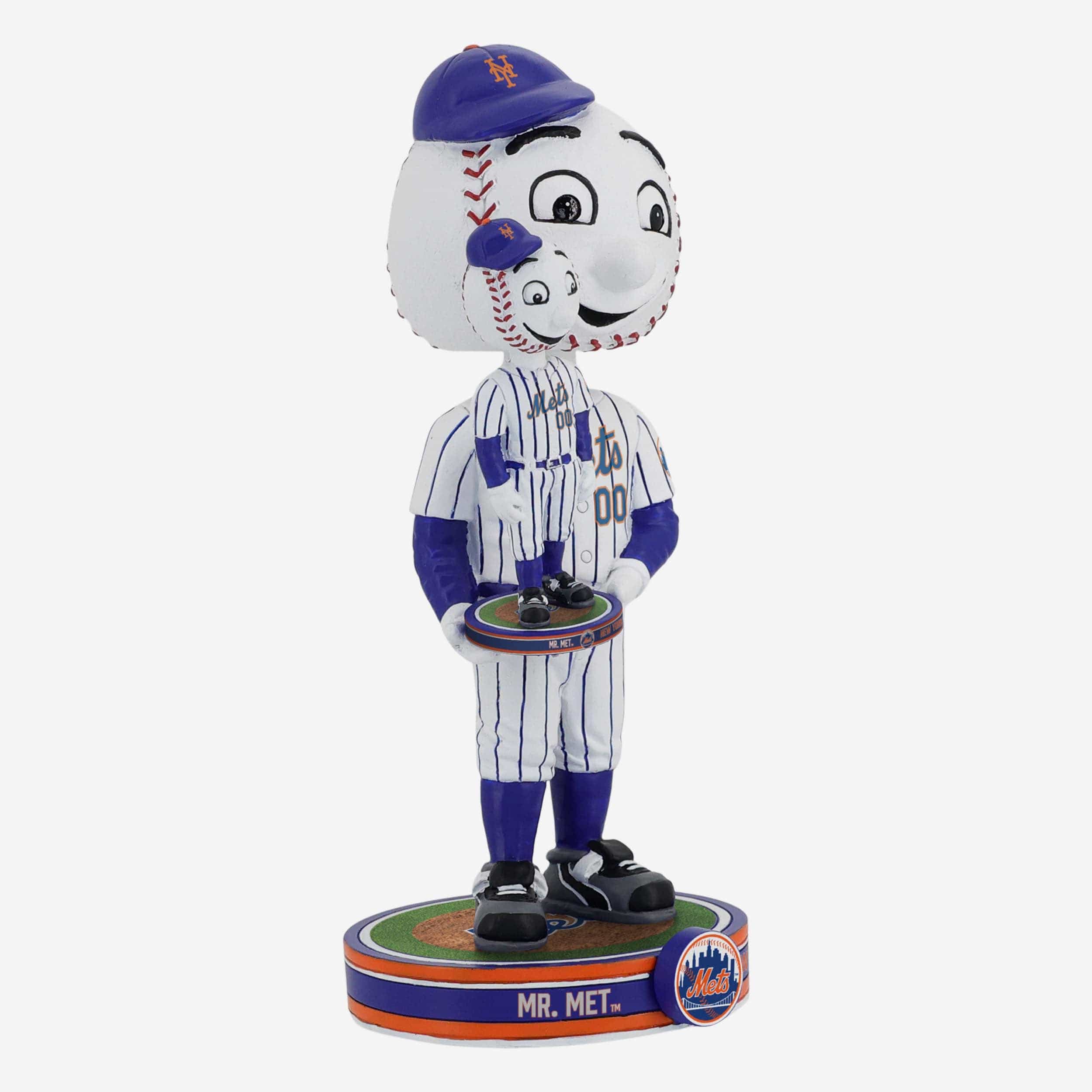Mr Met New York Mets Bobble Dubblz Mascot Bobblehead - Image 5