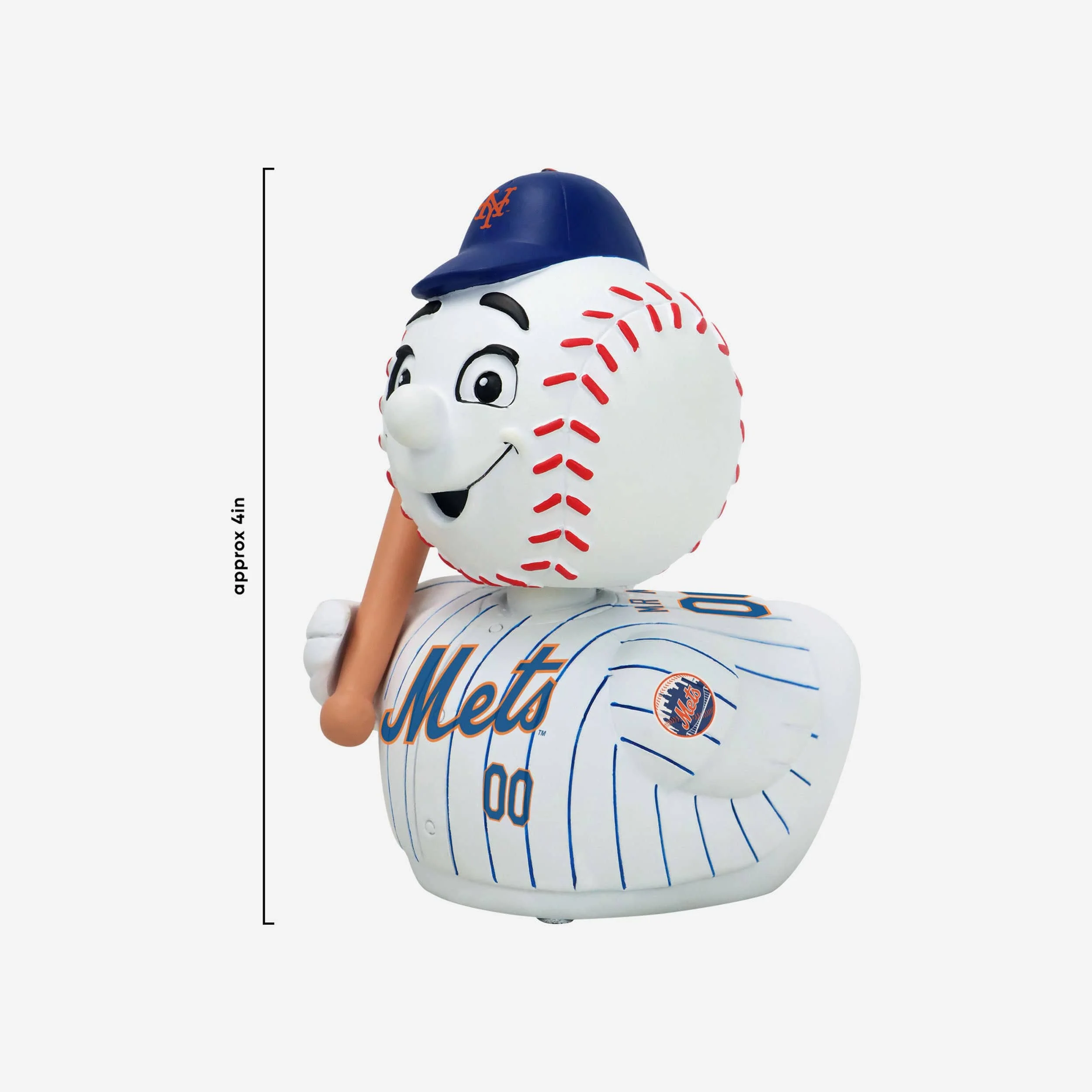 Mr Met New York Mets Bobble Duck Mascot Mini Bobblehead - Image 4