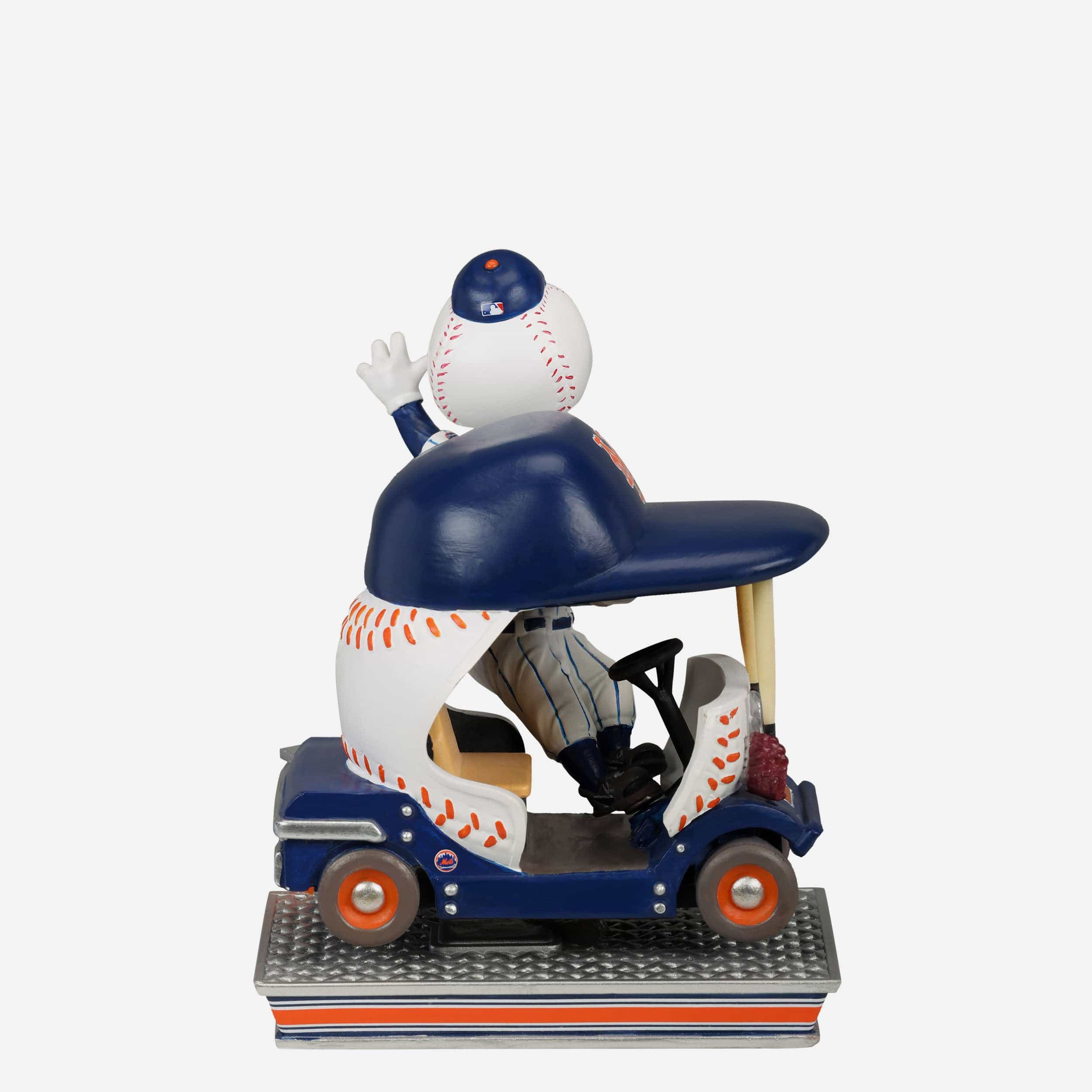 Mr Met New York Mets Bullpen Cart Mascot Bobblehead - Image 5
