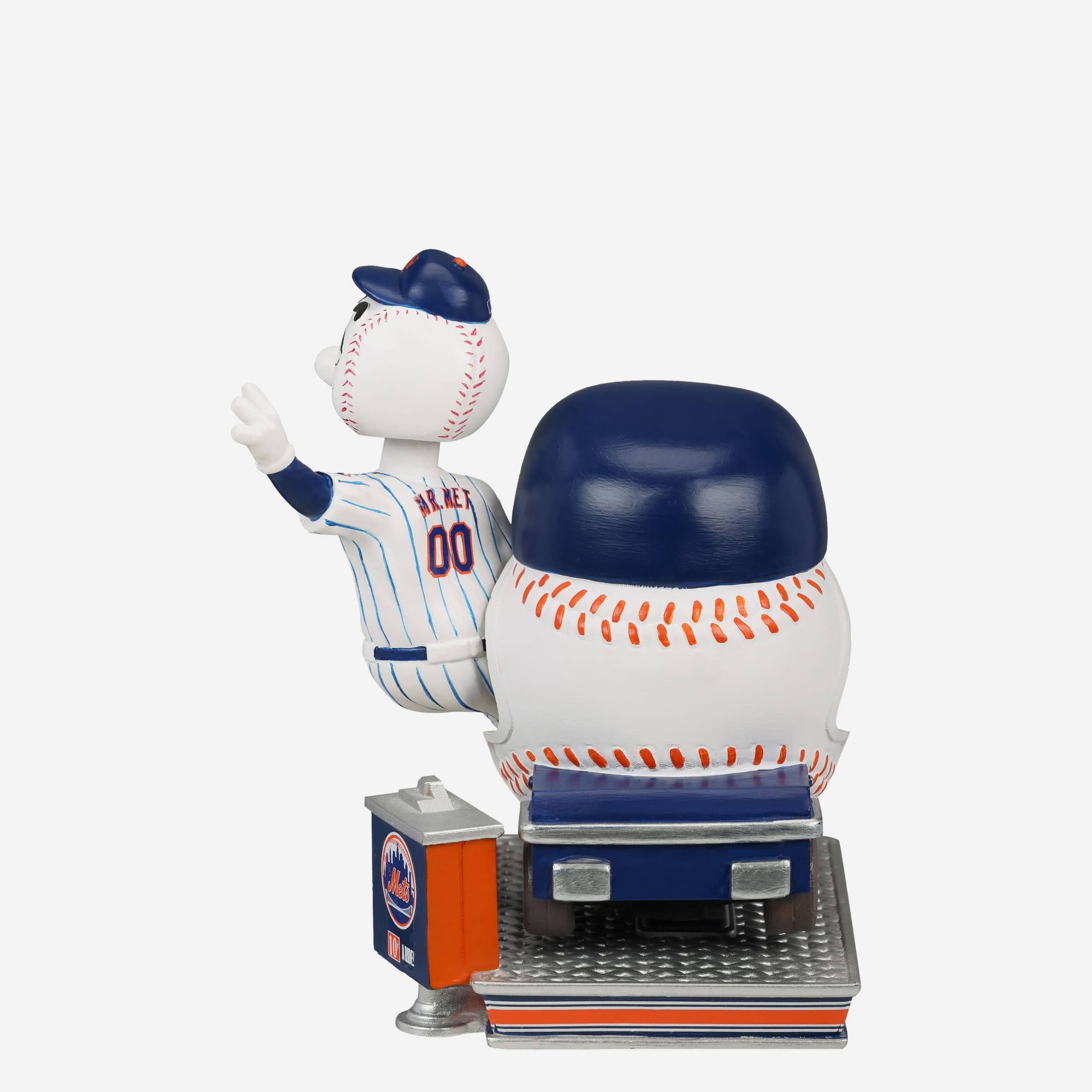 Mr Met New York Mets Bullpen Cart Mascot Bobblehead - Image 6
