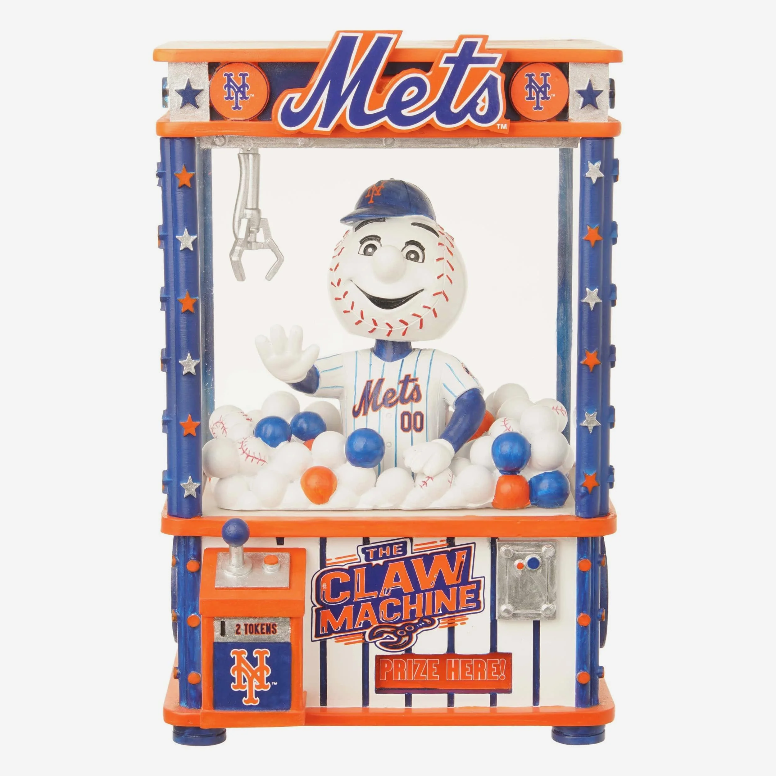 Mr Met New York Mets Claw Machine Mascot Bobblehead