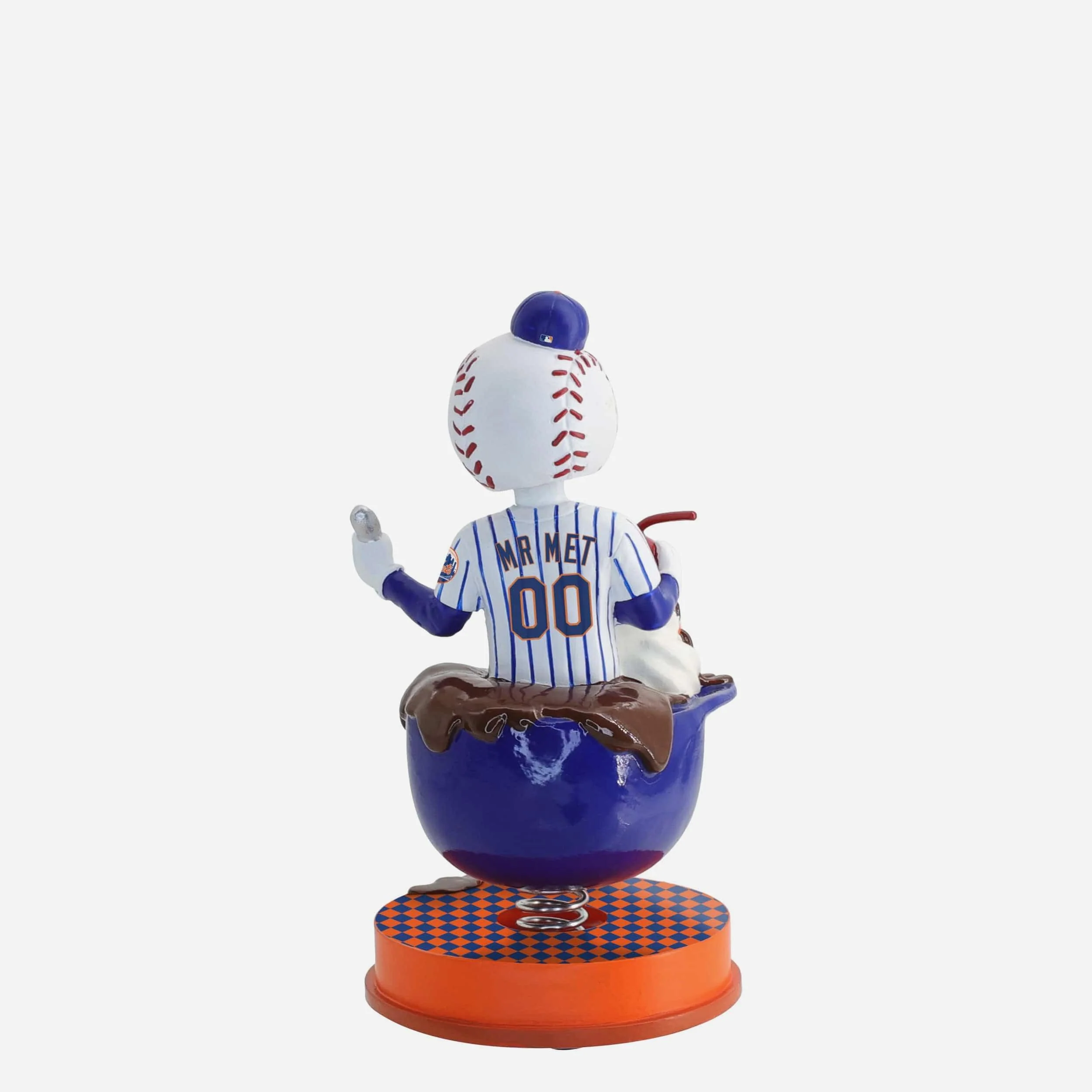 Mr Met New York Mets Ice Cream Helmet Mascot Bobblehead - Image 5
