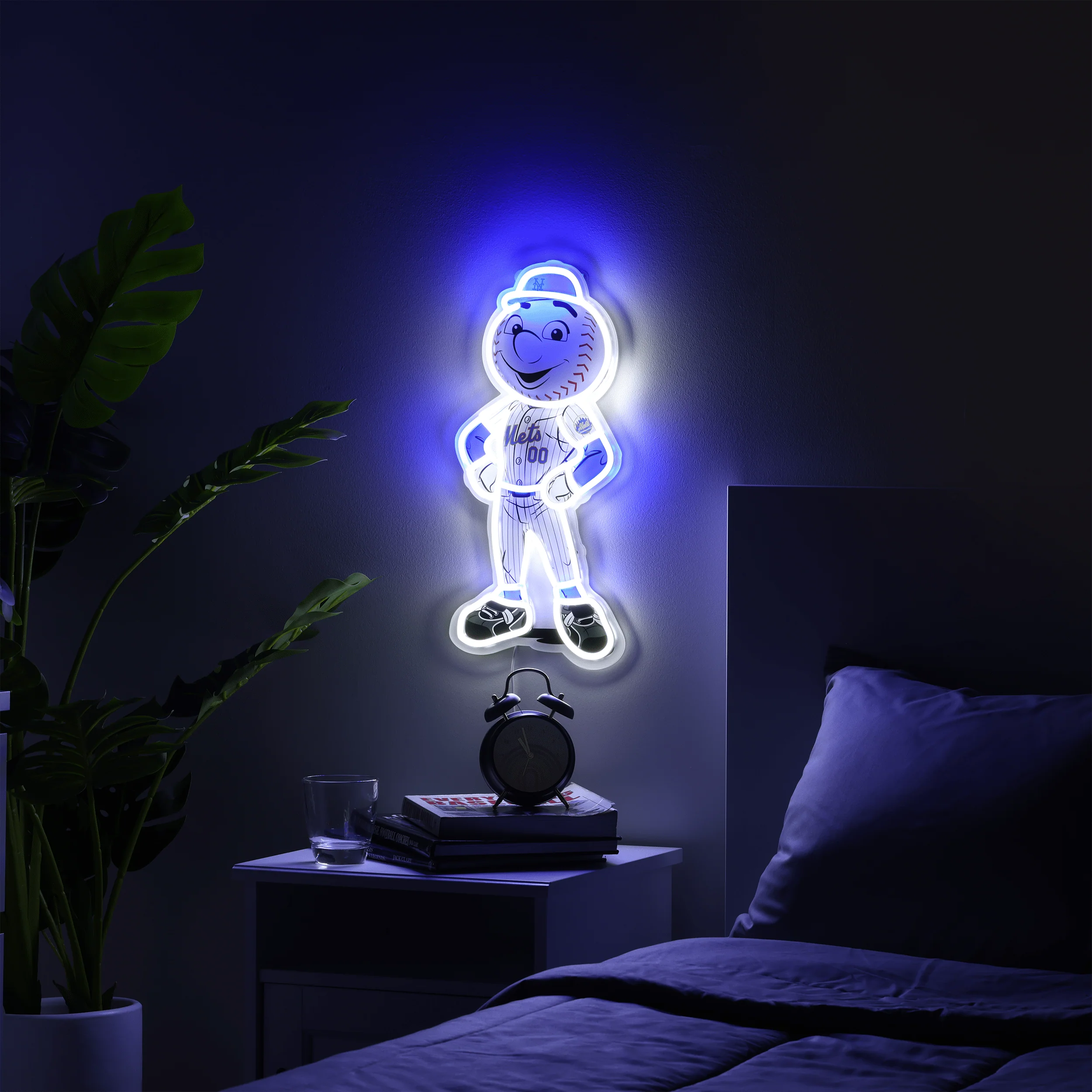 Mr Met New York Mets LED Neon Light Up Mascot Sign - Image 3