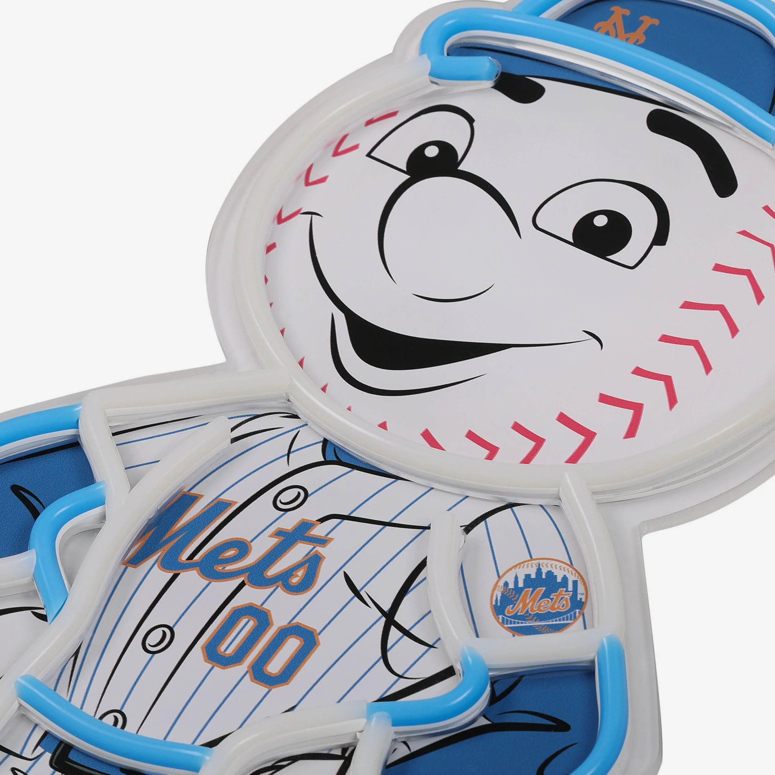 Mr Met New York Mets LED Neon Light Up Mascot Sign - Image 4