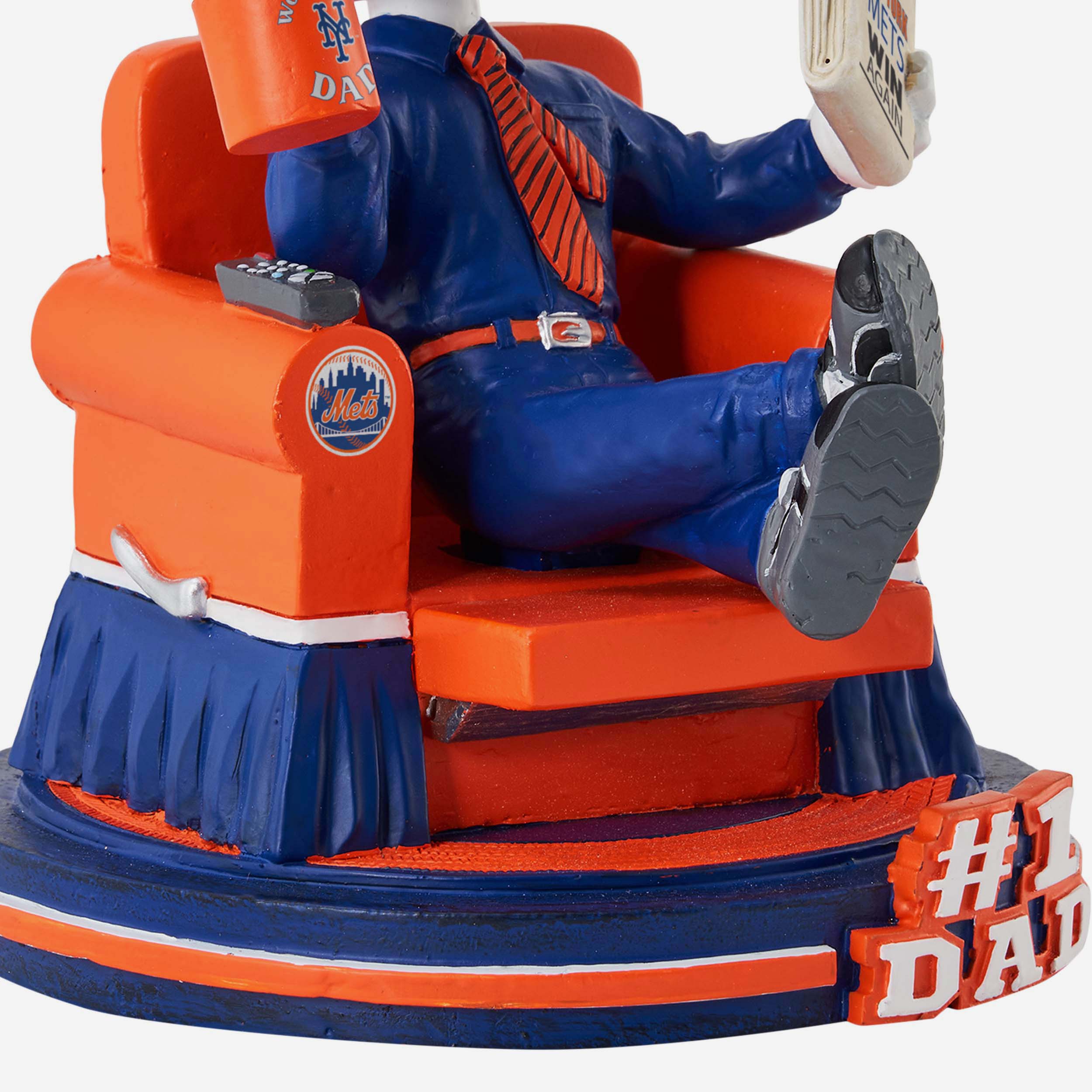 Mr Met New York Mets No 1 Dad Mascot Bobblehead - Image 3