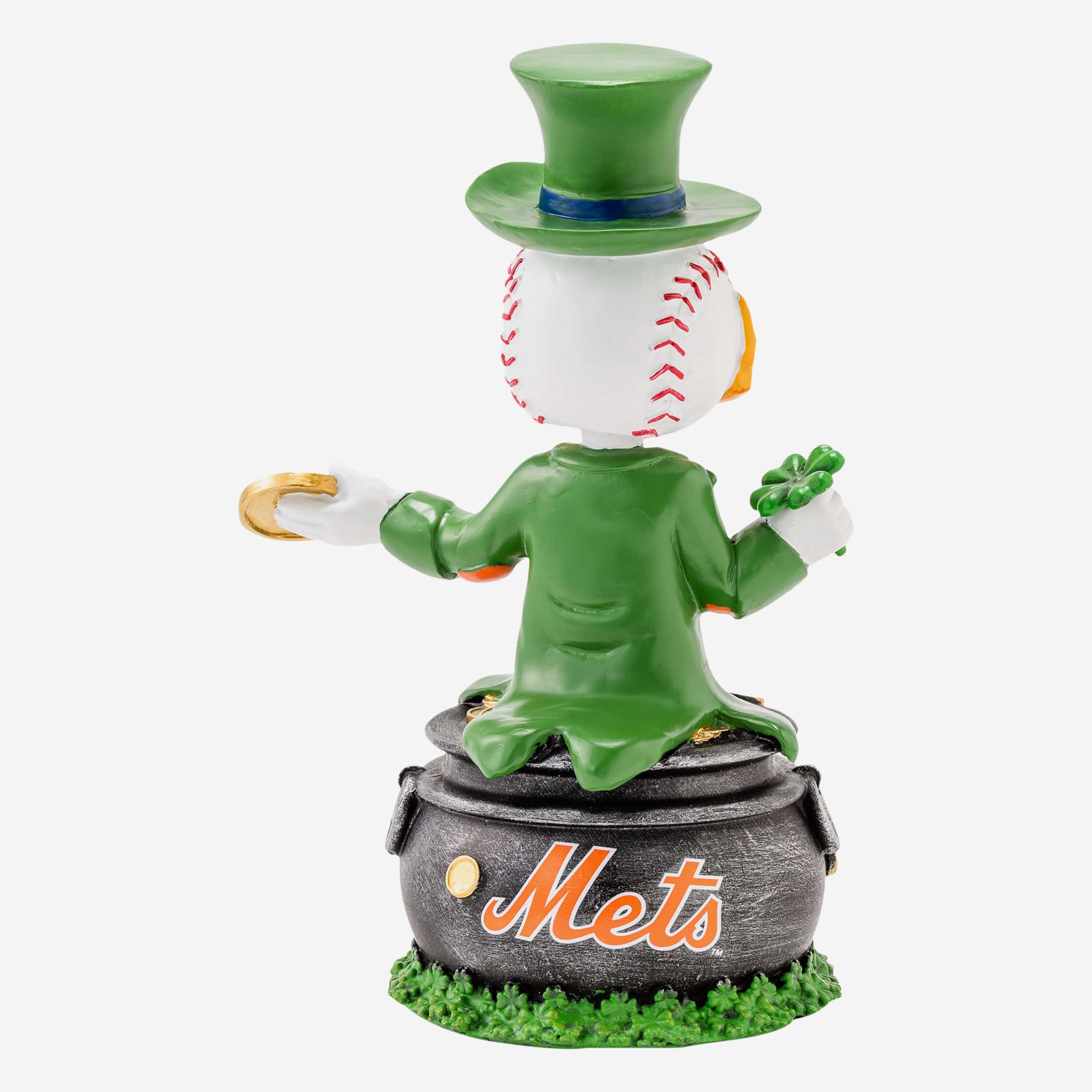 Mr Met New York Mets Saint Patricks Day Mascot Bobblehead - Image 5