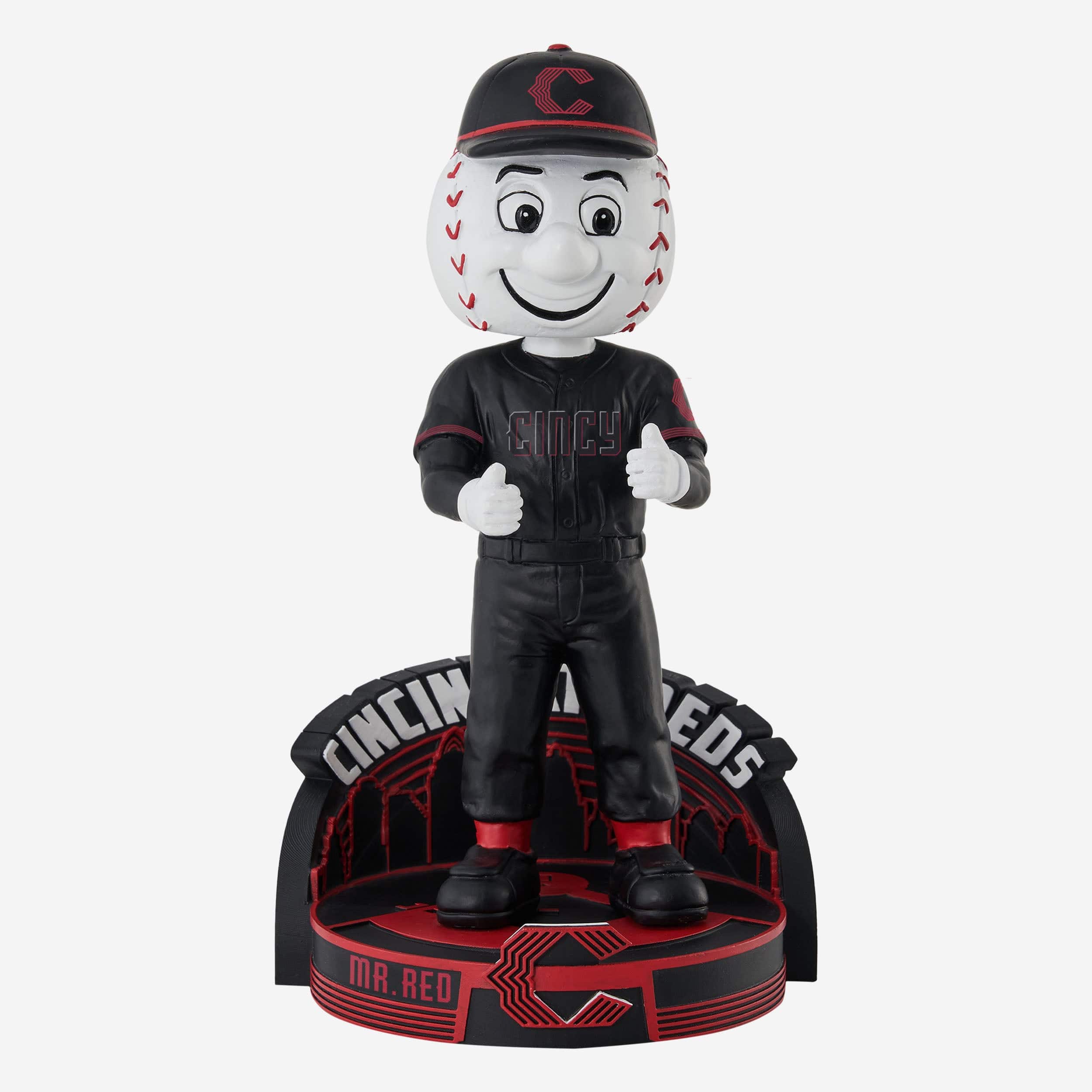 Mr Red Cincinnati Reds 2023 City Connect Mascot Bobblehead