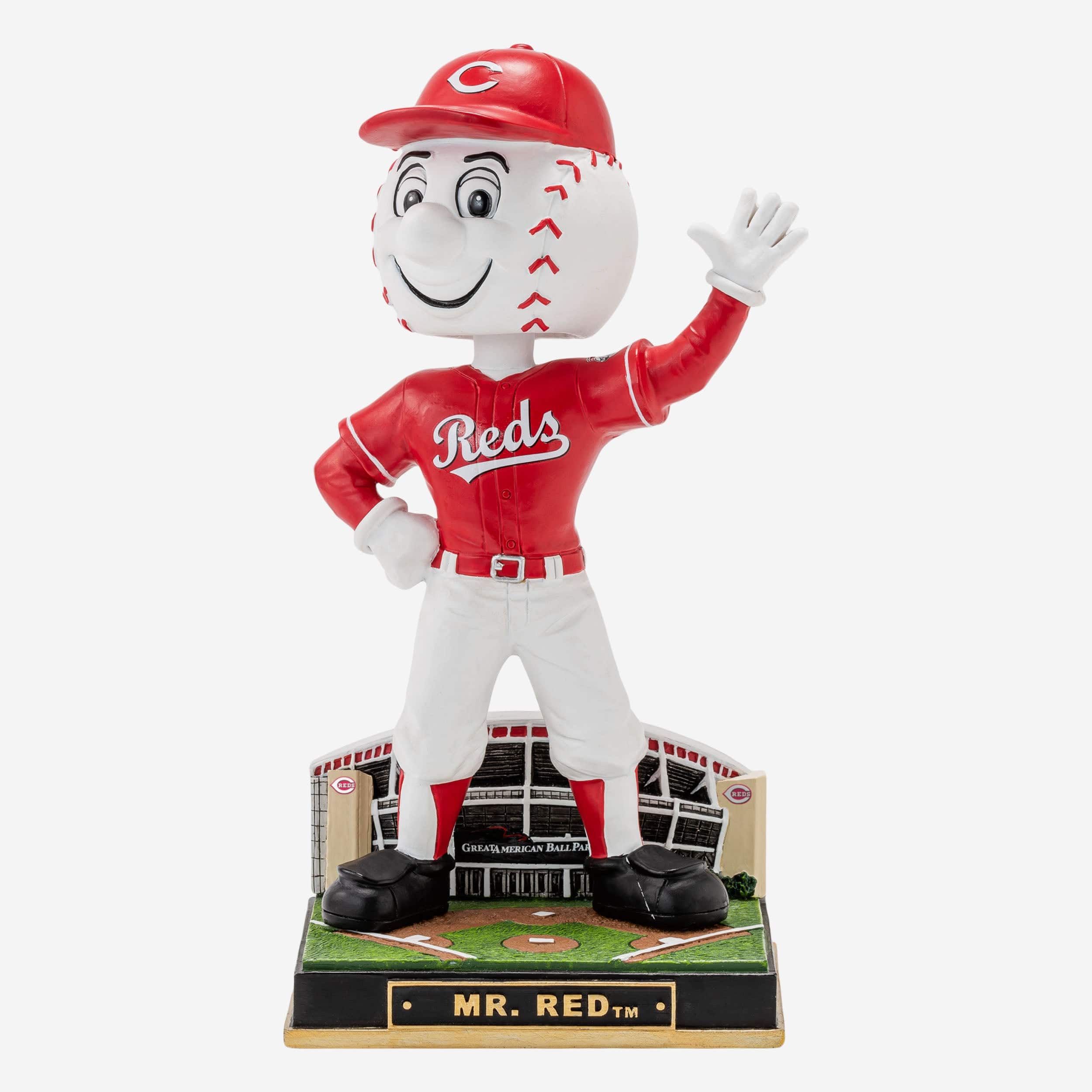 Mr Red Cincinnati Reds Gate Series Mascot Bobblehead