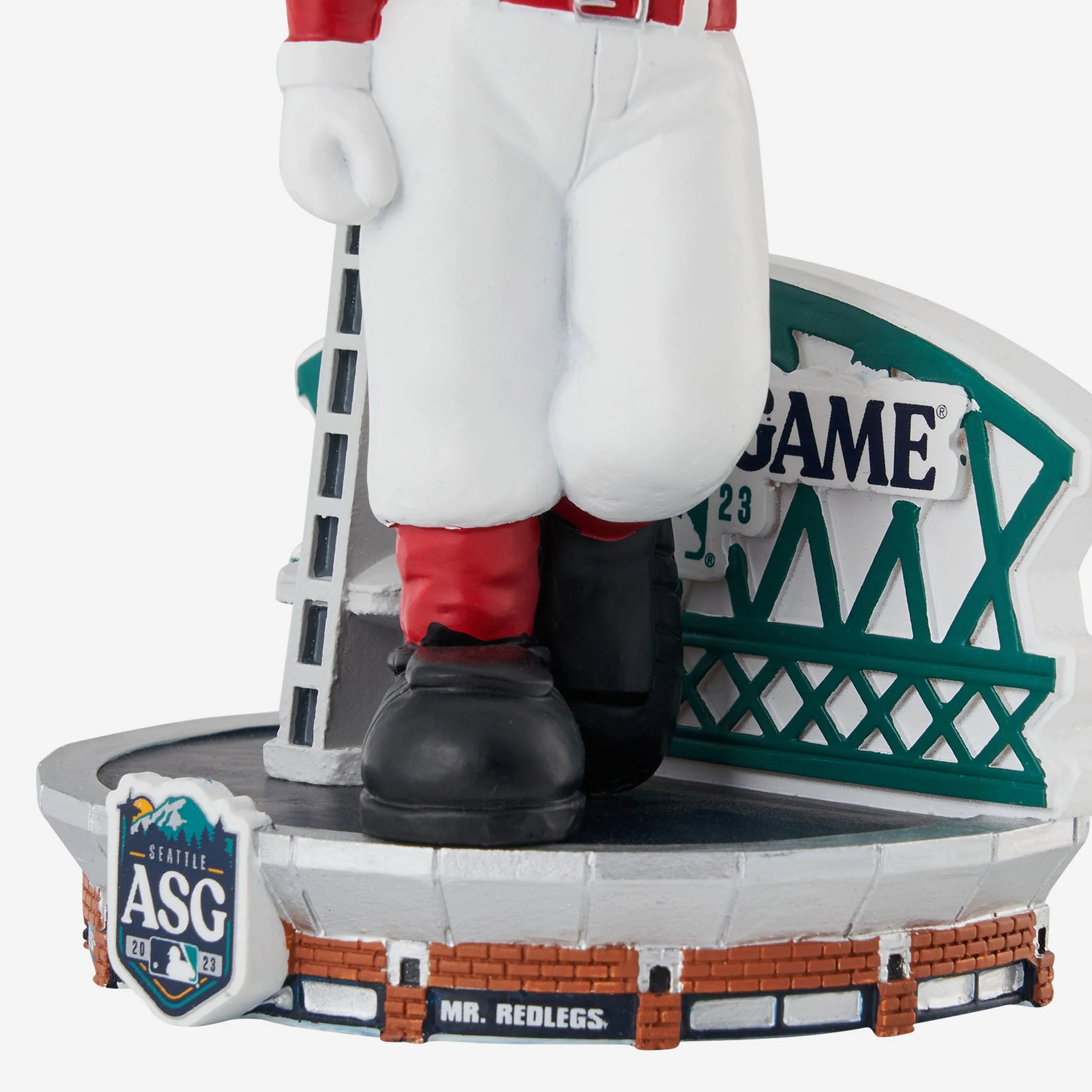 Mr Redlegs Cincinnati Reds 2023 All-Star Bobbles on Parade Mascot Bobblehead - Image 3