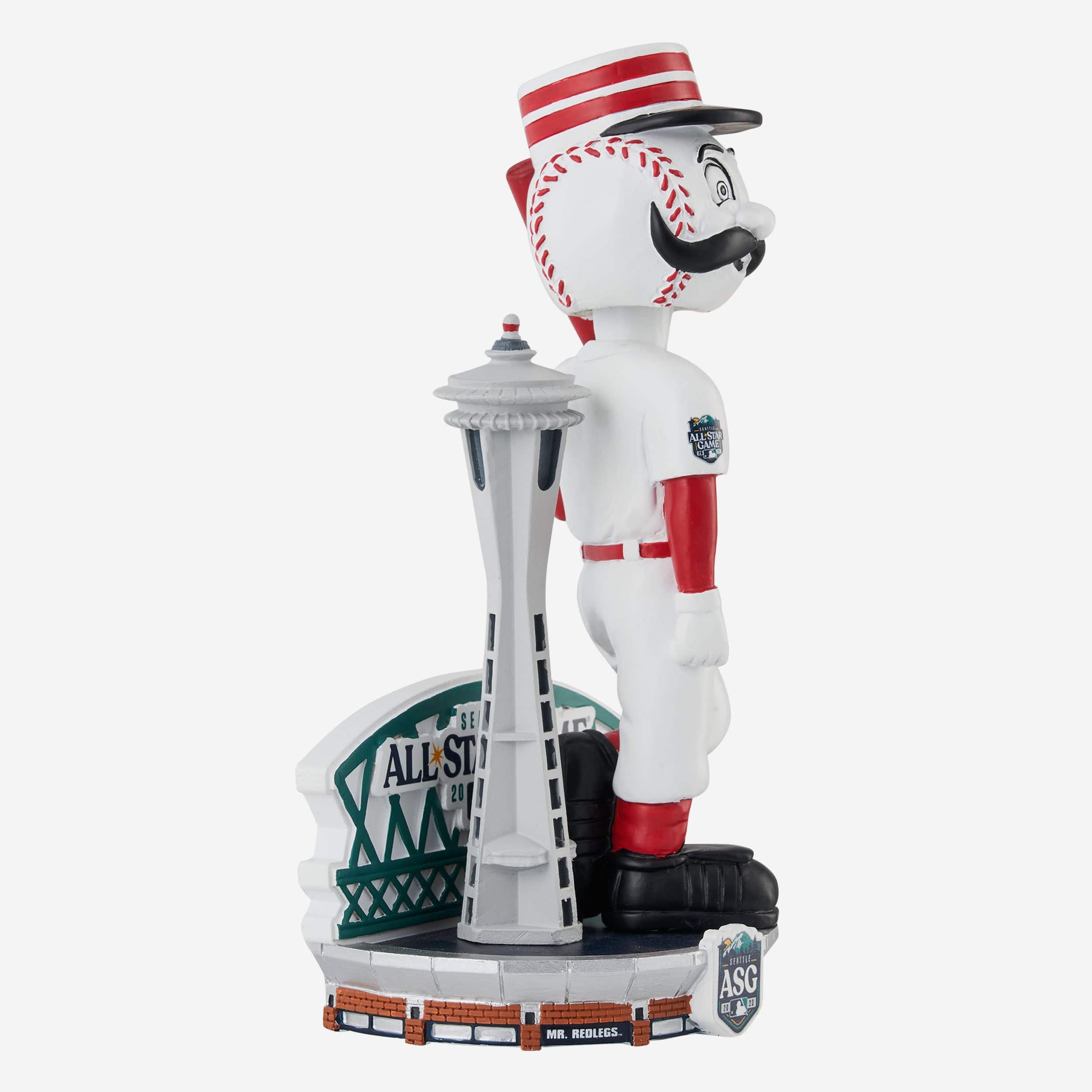 Mr Redlegs Cincinnati Reds 2023 All-Star Bobbles on Parade Mascot Bobblehead - Image 4