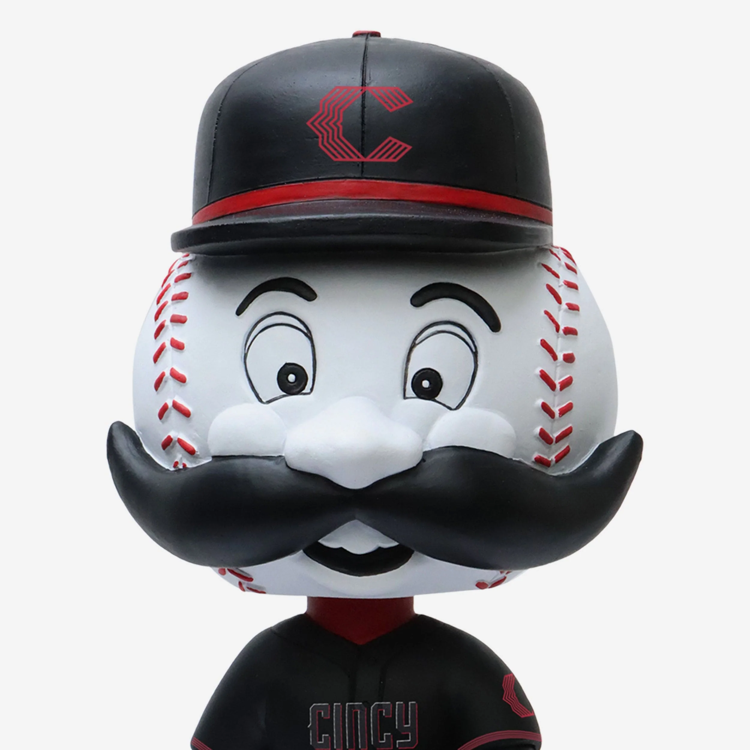 Mr Redlegs Cincinnati Reds 2023 City Connect Field Stripe Mascot Bighead Bobblehead - Image 2