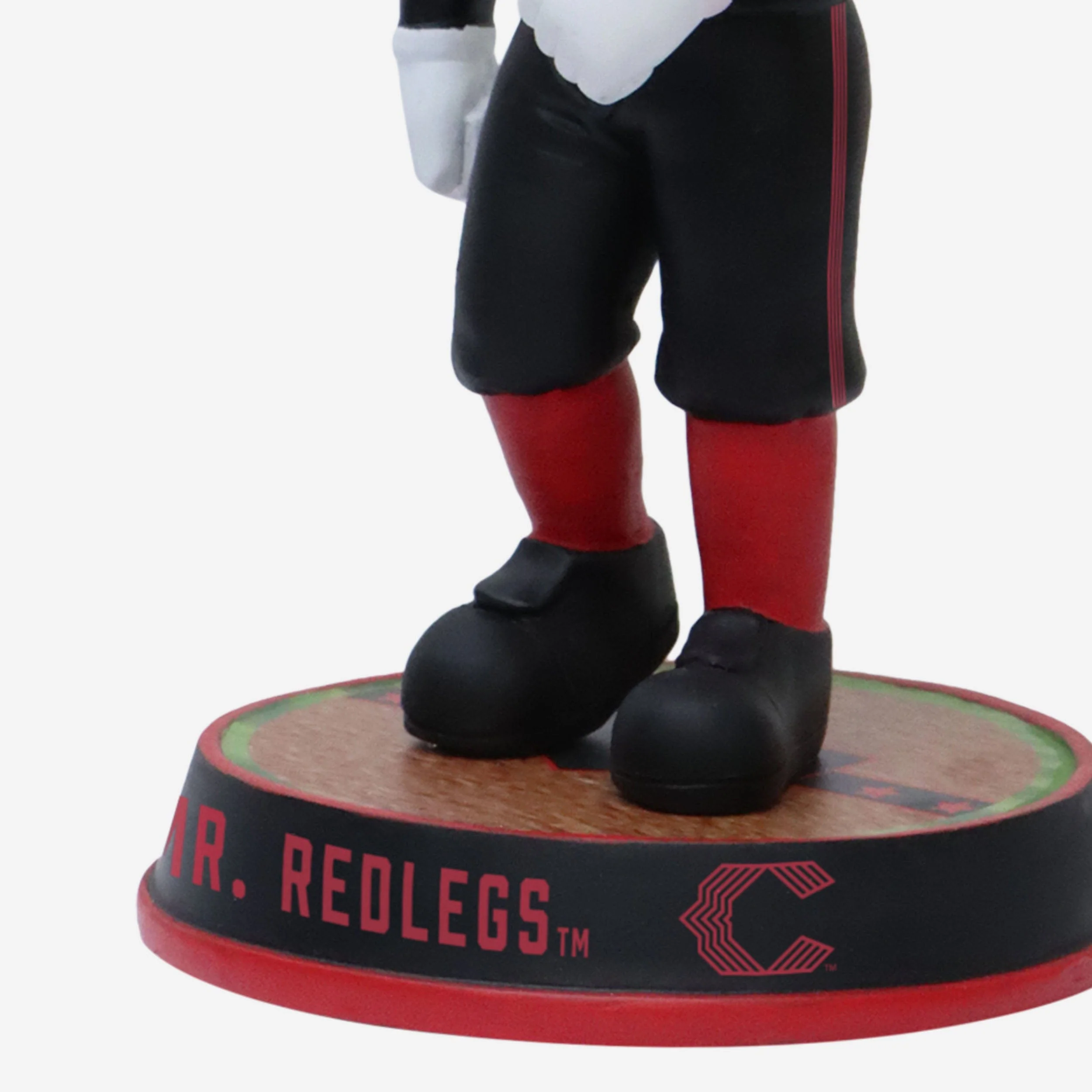Mr Redlegs Cincinnati Reds 2023 City Connect Field Stripe Mascot Bighead Bobblehead - Image 3