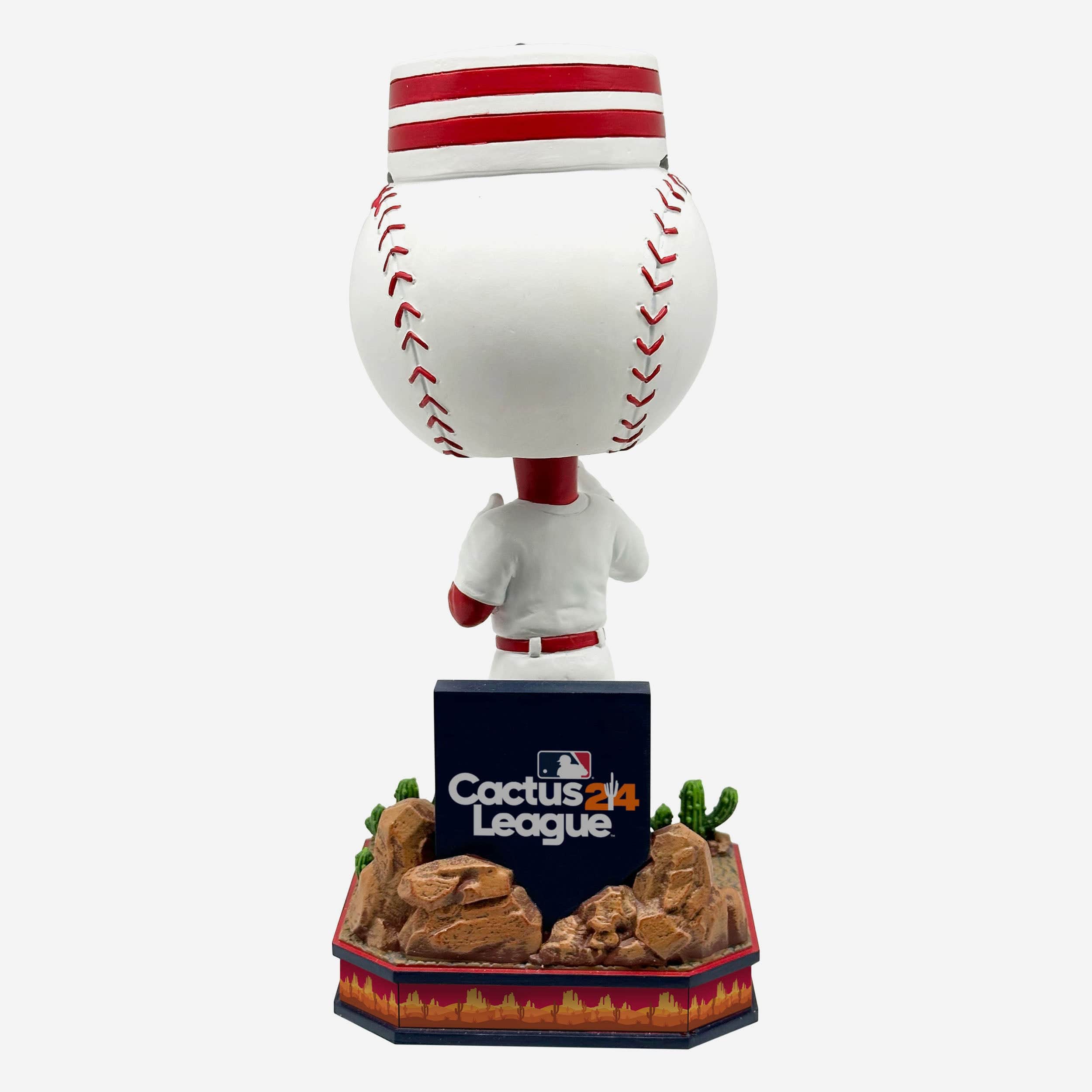 Mr Redlegs Cincinnati Reds 2024 Spring Training Cactus League Mascot Bighead Bobblehead - Image 5