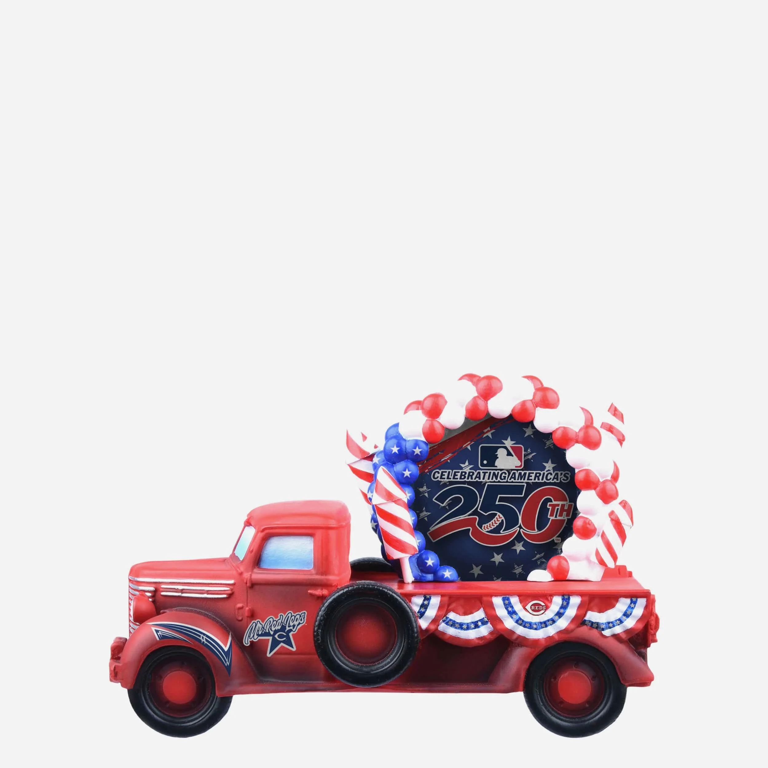 Mr Redlegs Cincinnati Reds America's 250th Anniversary Parade Float Mascot Bobblehead - Image 4