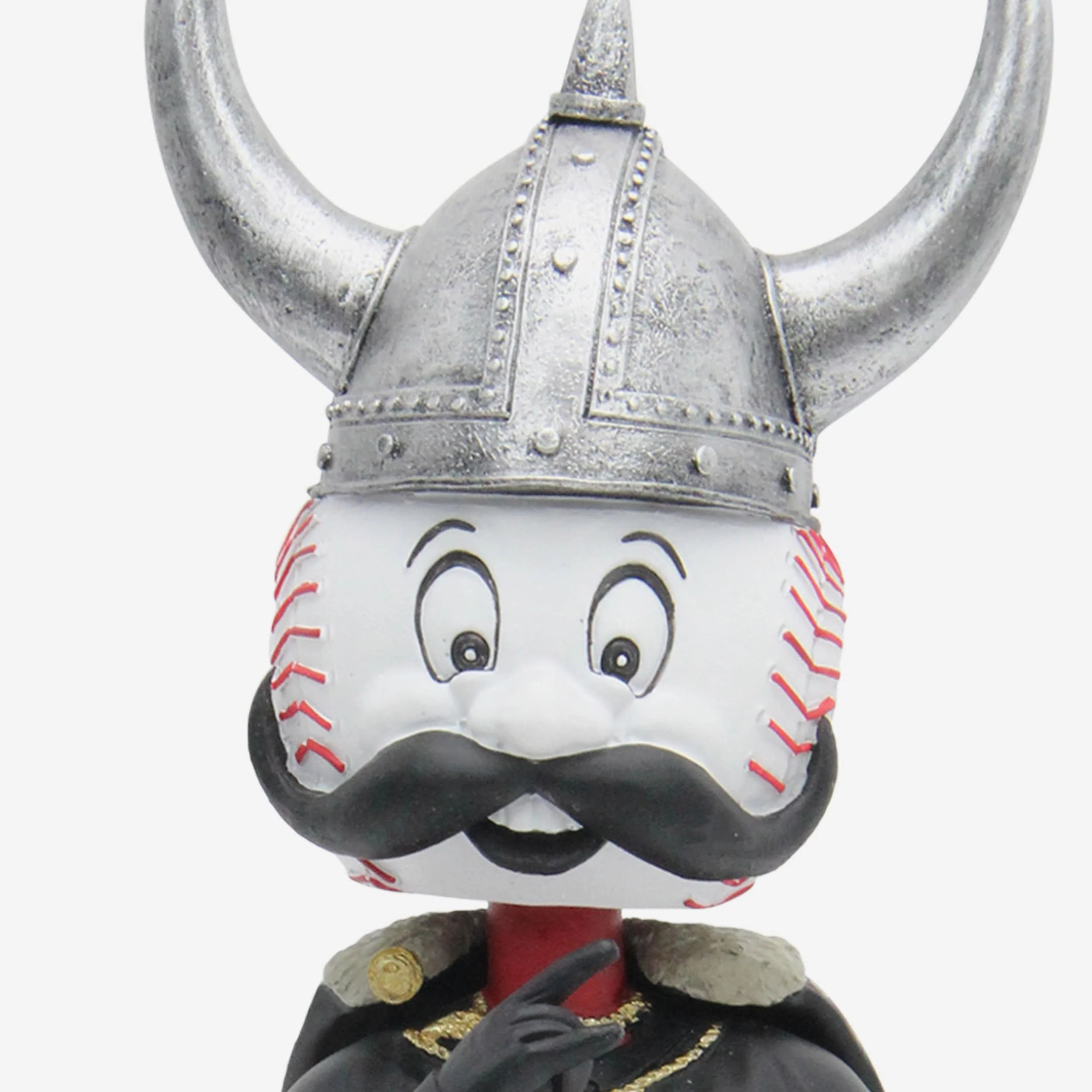 Mr Redlegs Cincinnati Reds City Connect Viking Hat Home Run Celebration Mascot Bobblehead - Image 2