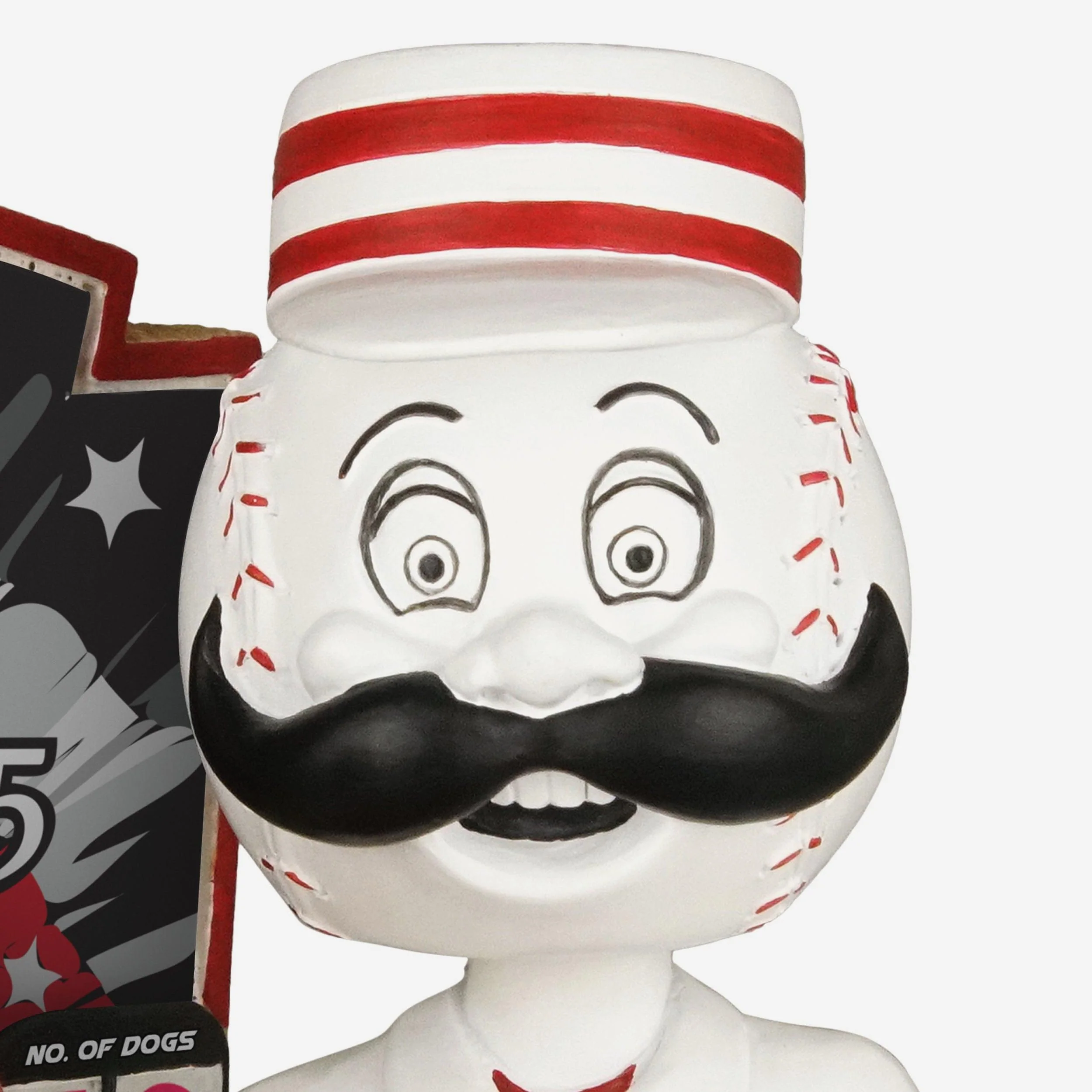 Mr Redlegs Cincinnati Reds Hot Dog Eating Contest Bobblehead - Image 2