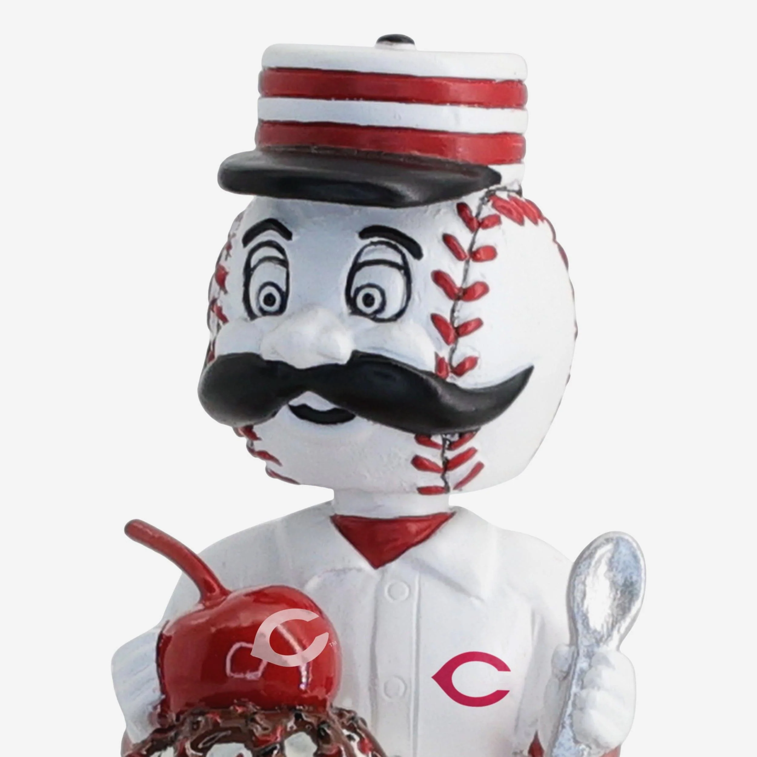 Mr Redlegs Cincinnati Reds Ice Cream Helmet Mascot Bobblehead - Image 2