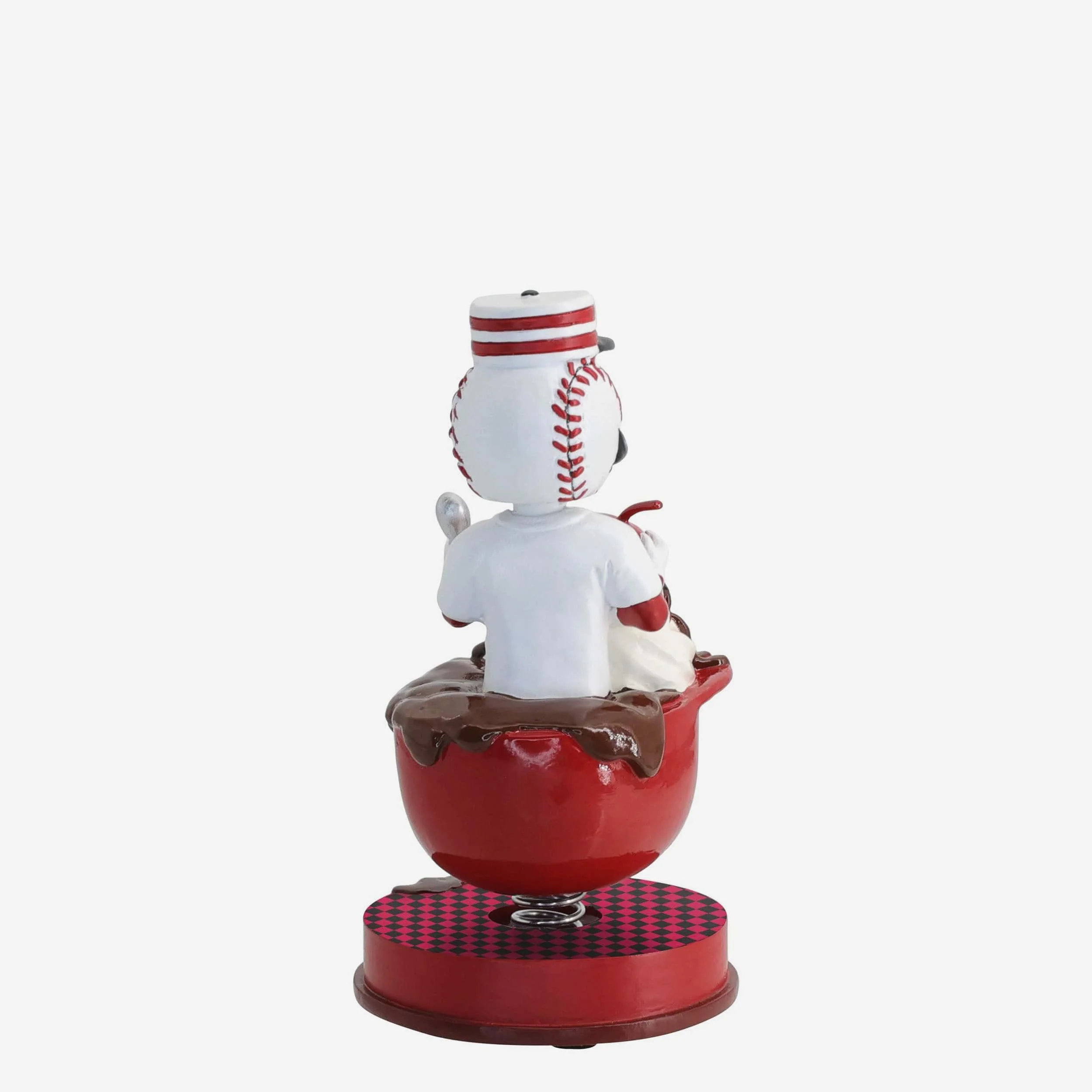 Mr Redlegs Cincinnati Reds Ice Cream Helmet Mascot Bobblehead - Image 5