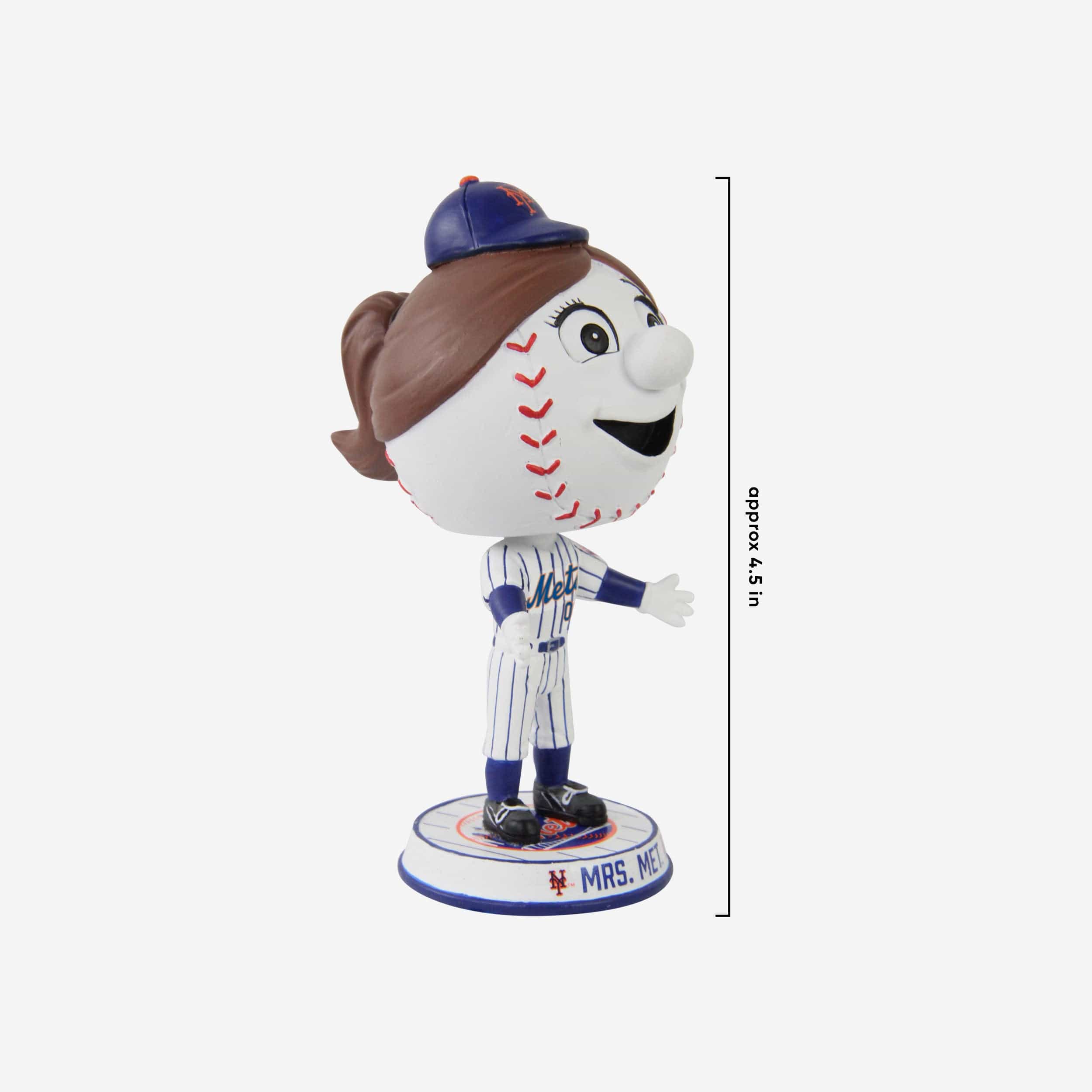 Mrs Met New York Mets Mascot Mini Bighead Bobblehead - Image 4