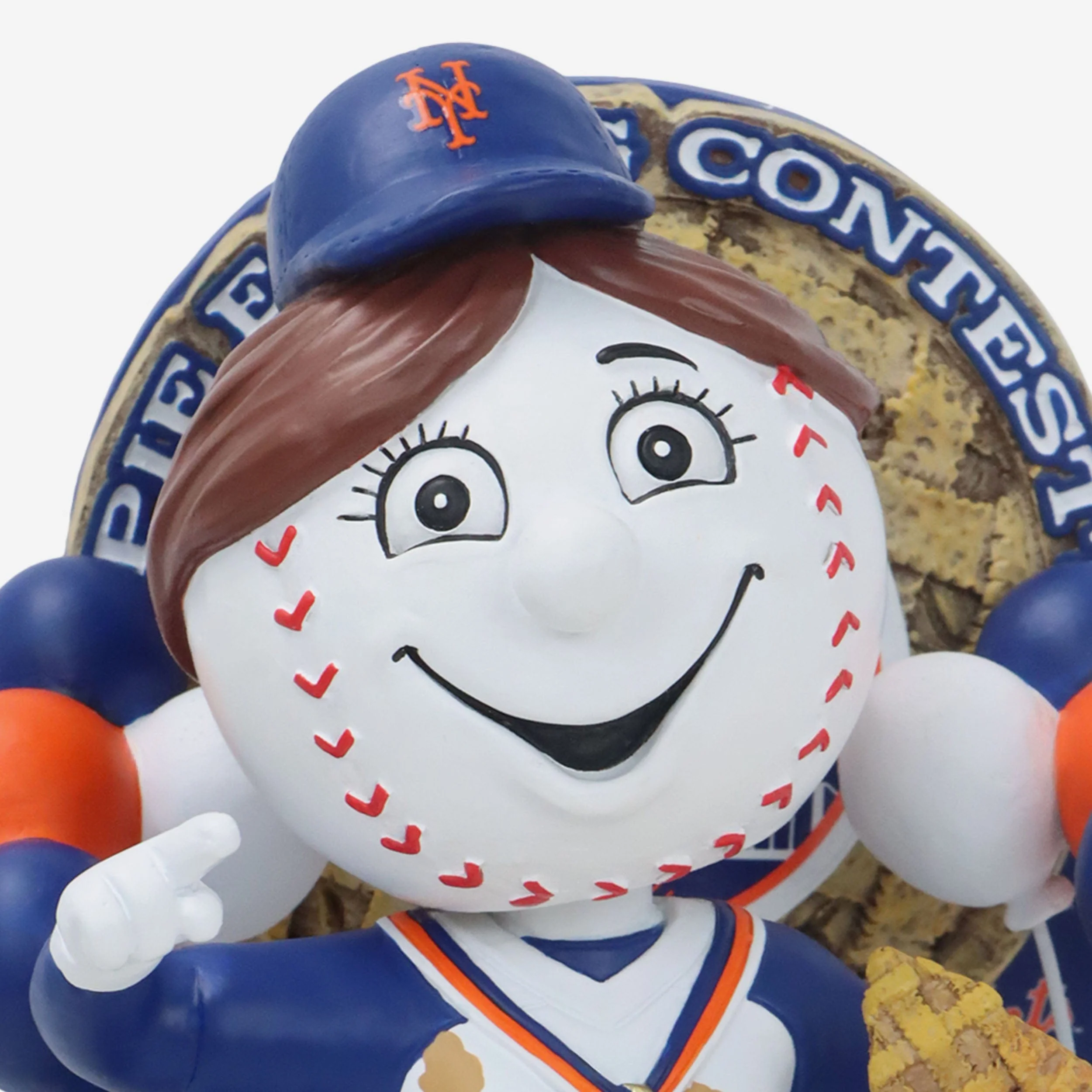 Mrs Met New York Mets Pie Eating Contest Mascot Bobblehead - Image 2