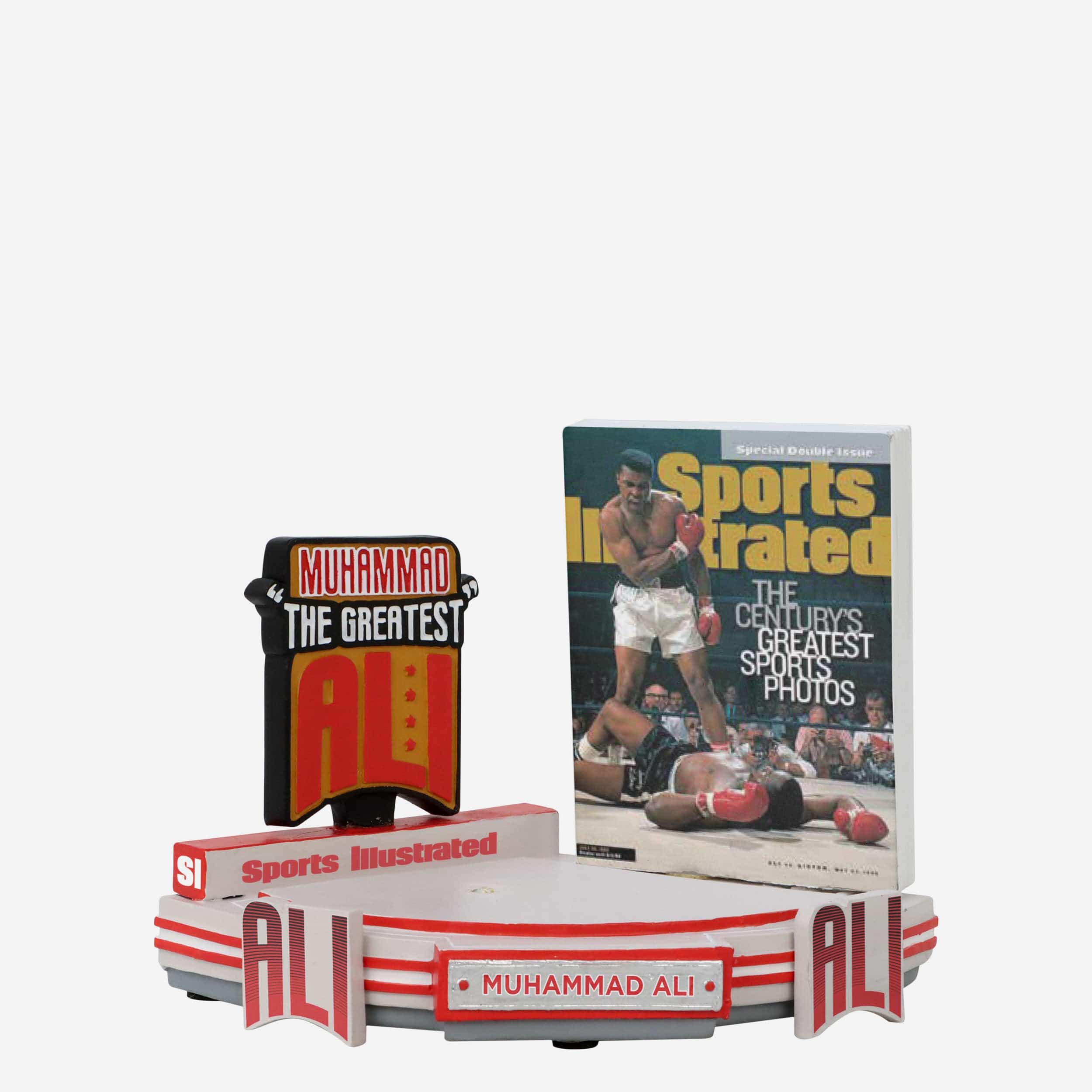 Muhammad Ali 1965 World Heavyweight Title Sports Illustrated Cover Bobblehead - Image 4