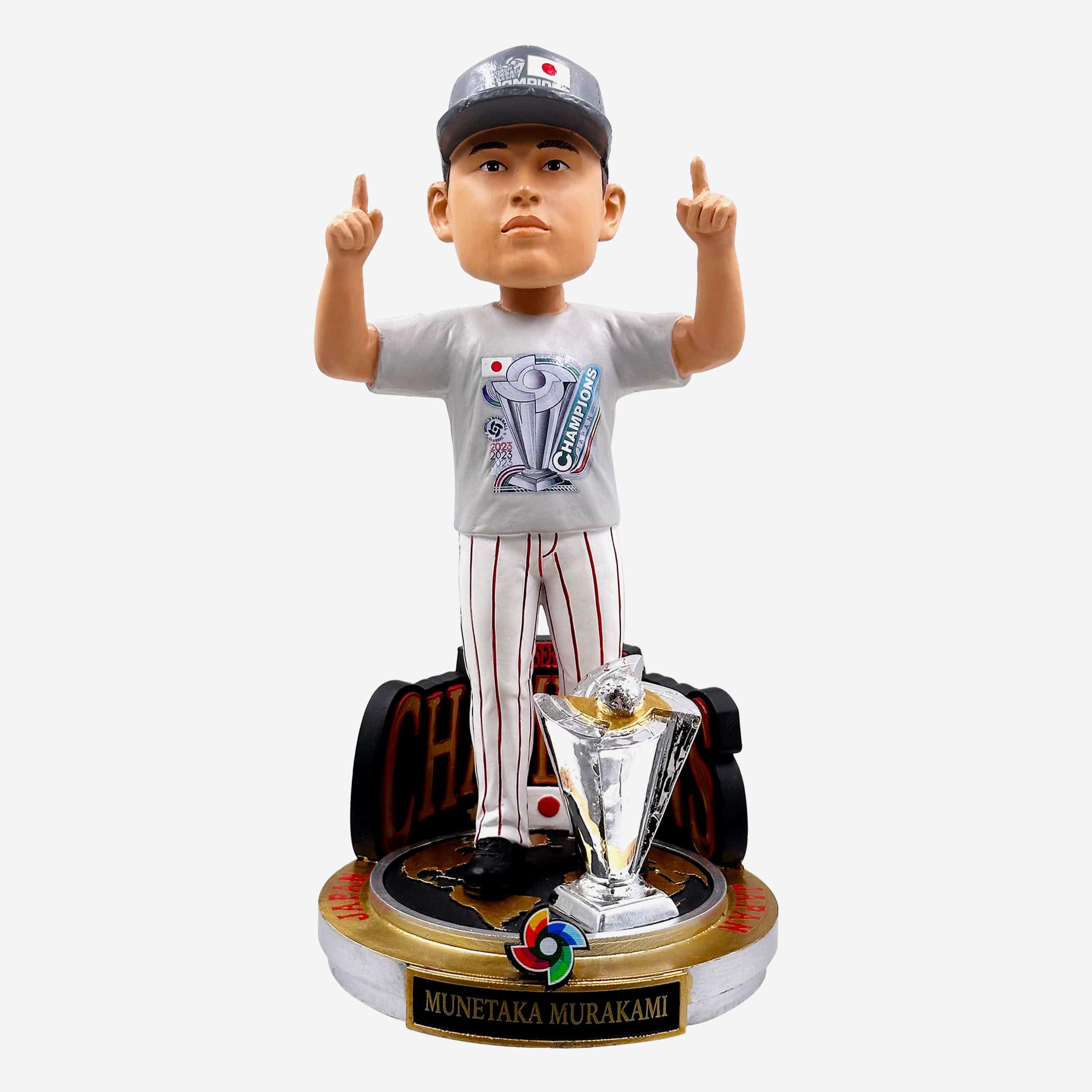 Munetaka Murakami Japan 2023 World Baseball Classic Champions Cap & Tee Bobblehead