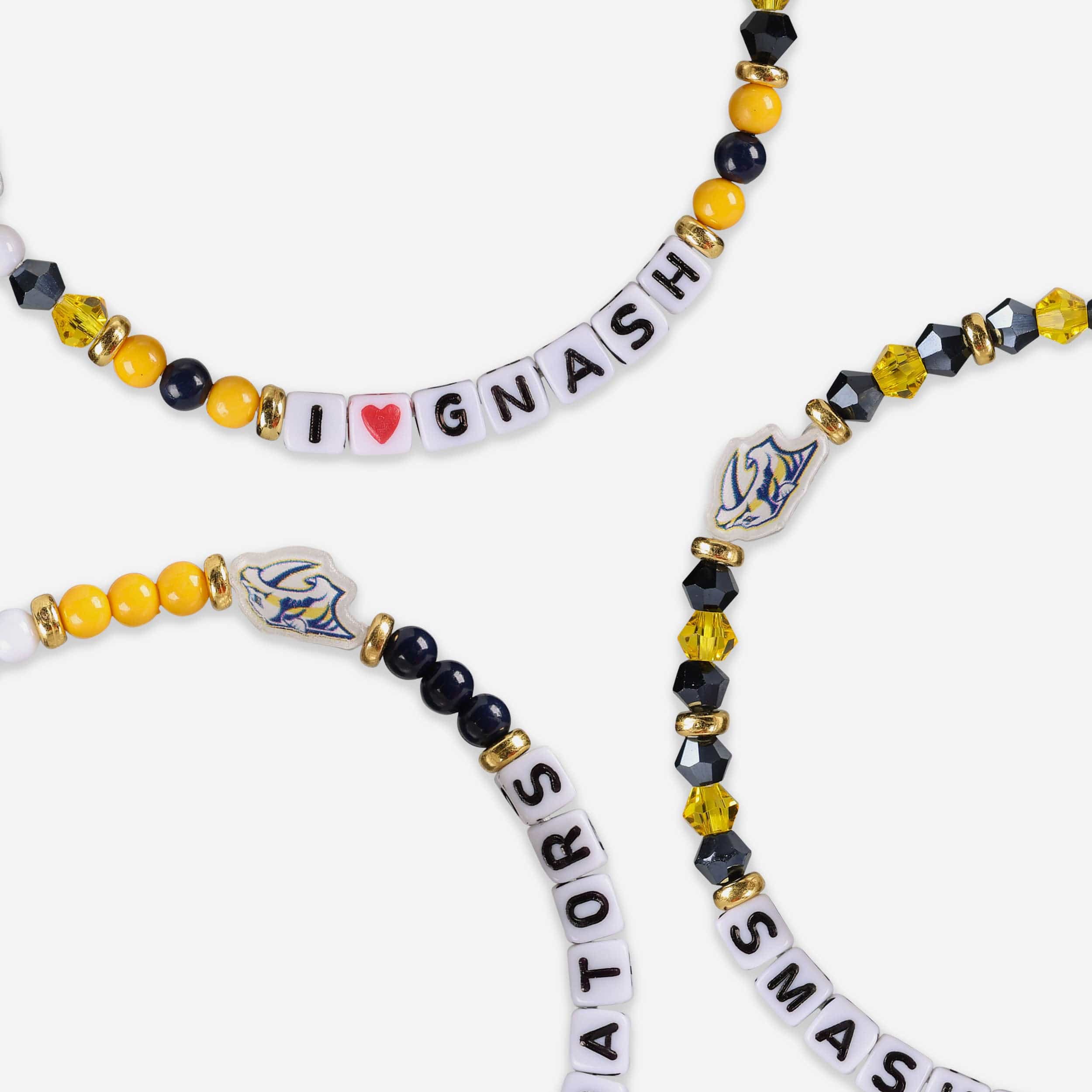 Nashville Predators 3 Pack Friendship Bracelet - Image 2