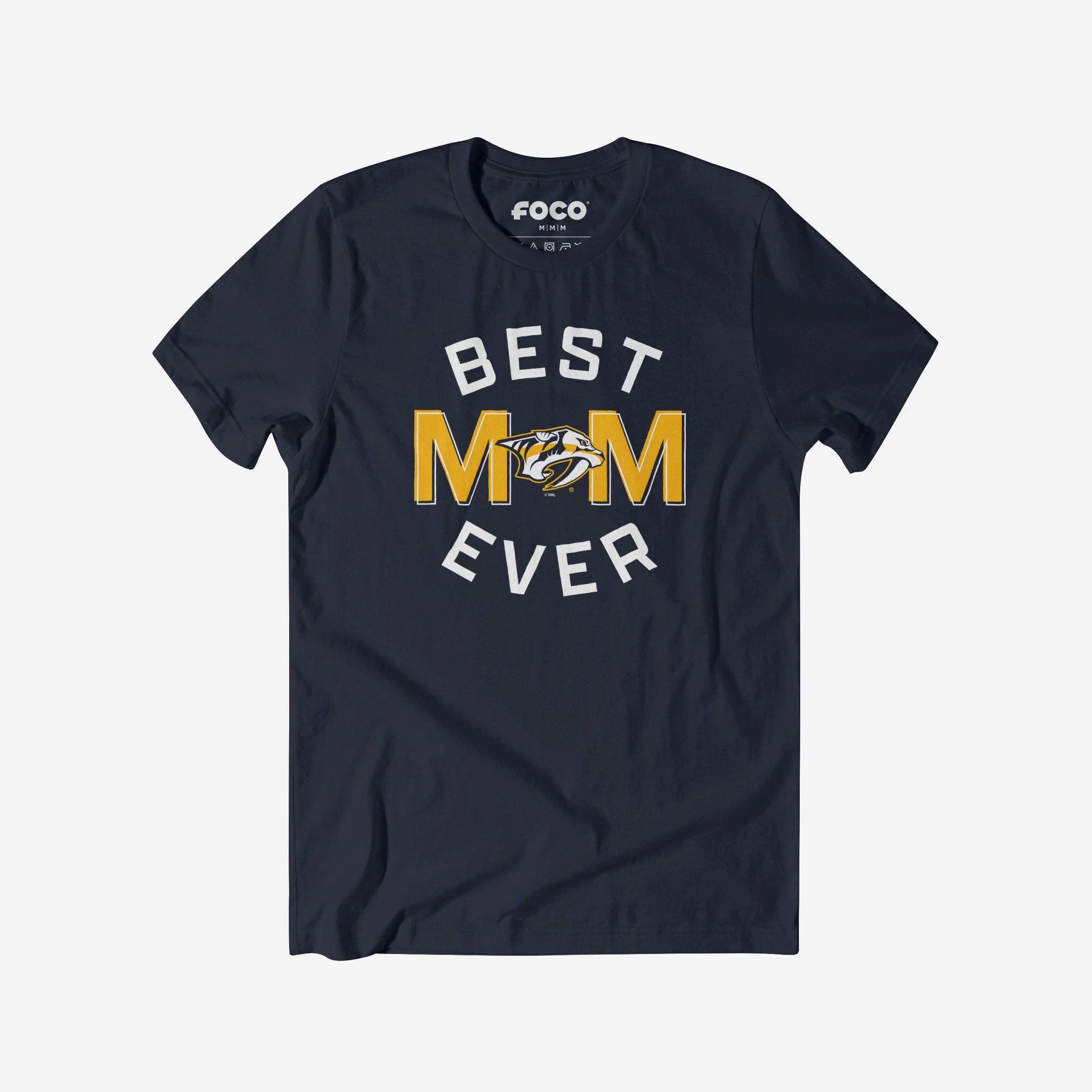 Nashville Predators Best Mom Ever Arched T-Shirt