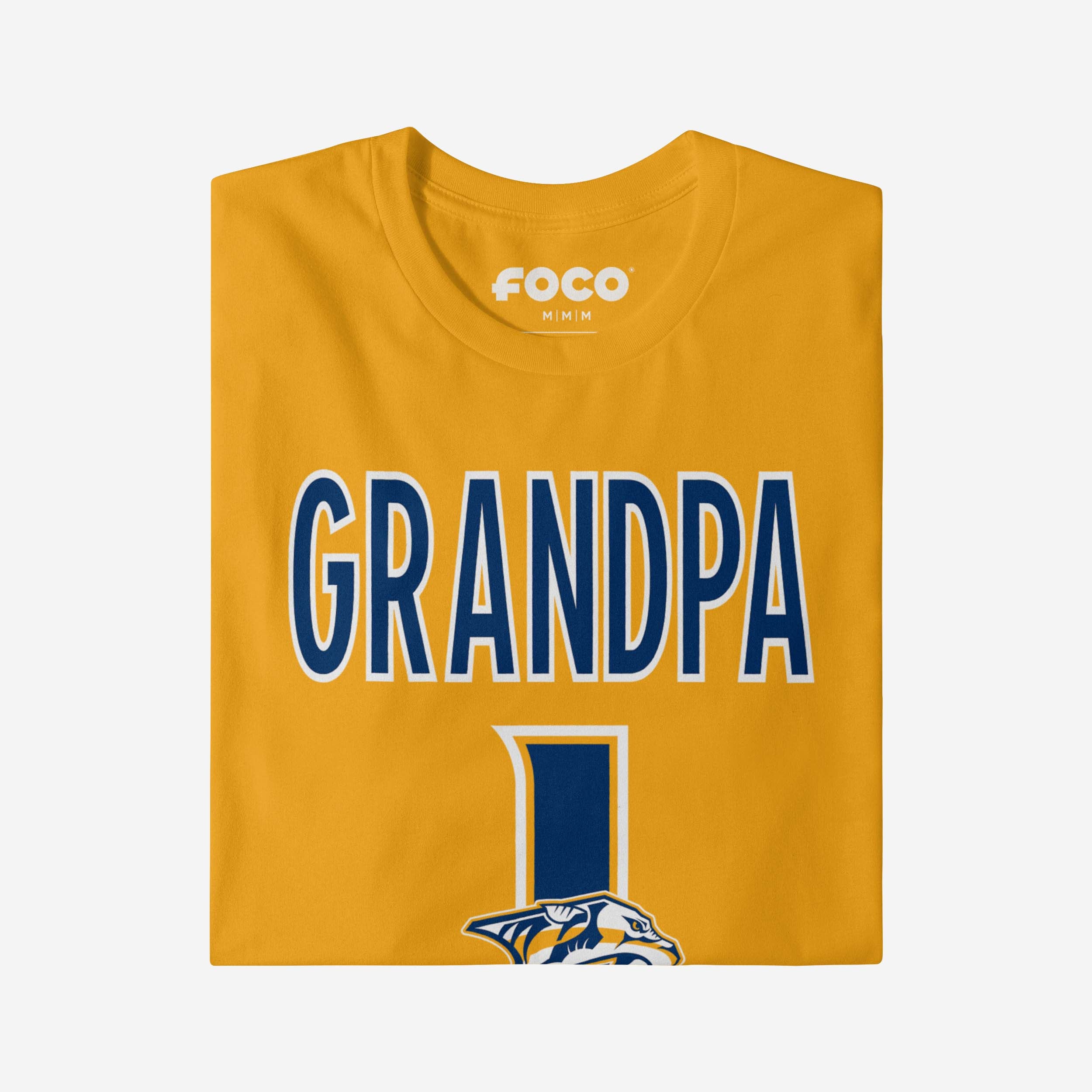 Nashville Predators Number 1 Grandpa T-Shirt - Image 3