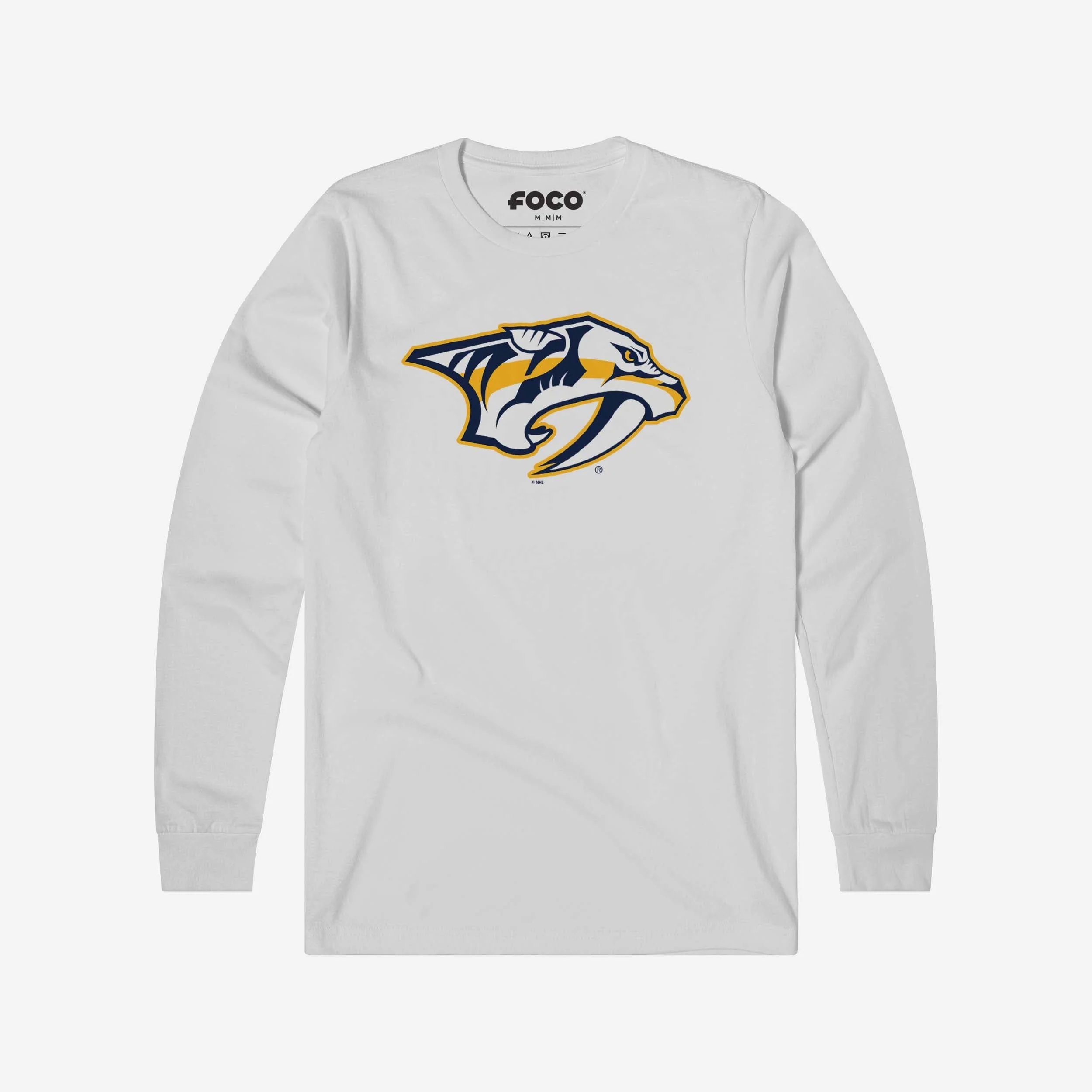 Nashville Predators Primary Logo Long Sleeve T-Shirt - Image 13