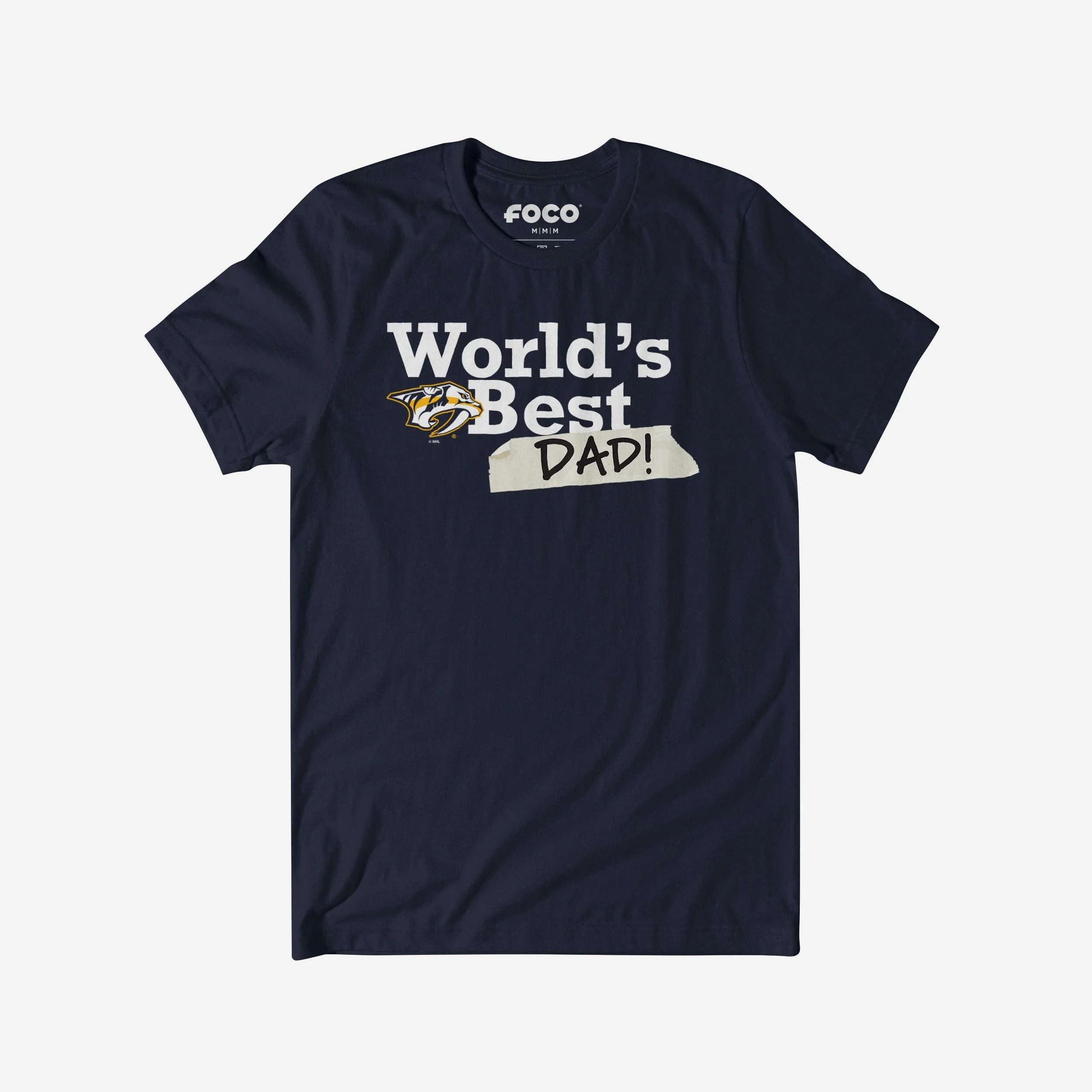Nashville Predators World's Best Dad T-Shirt