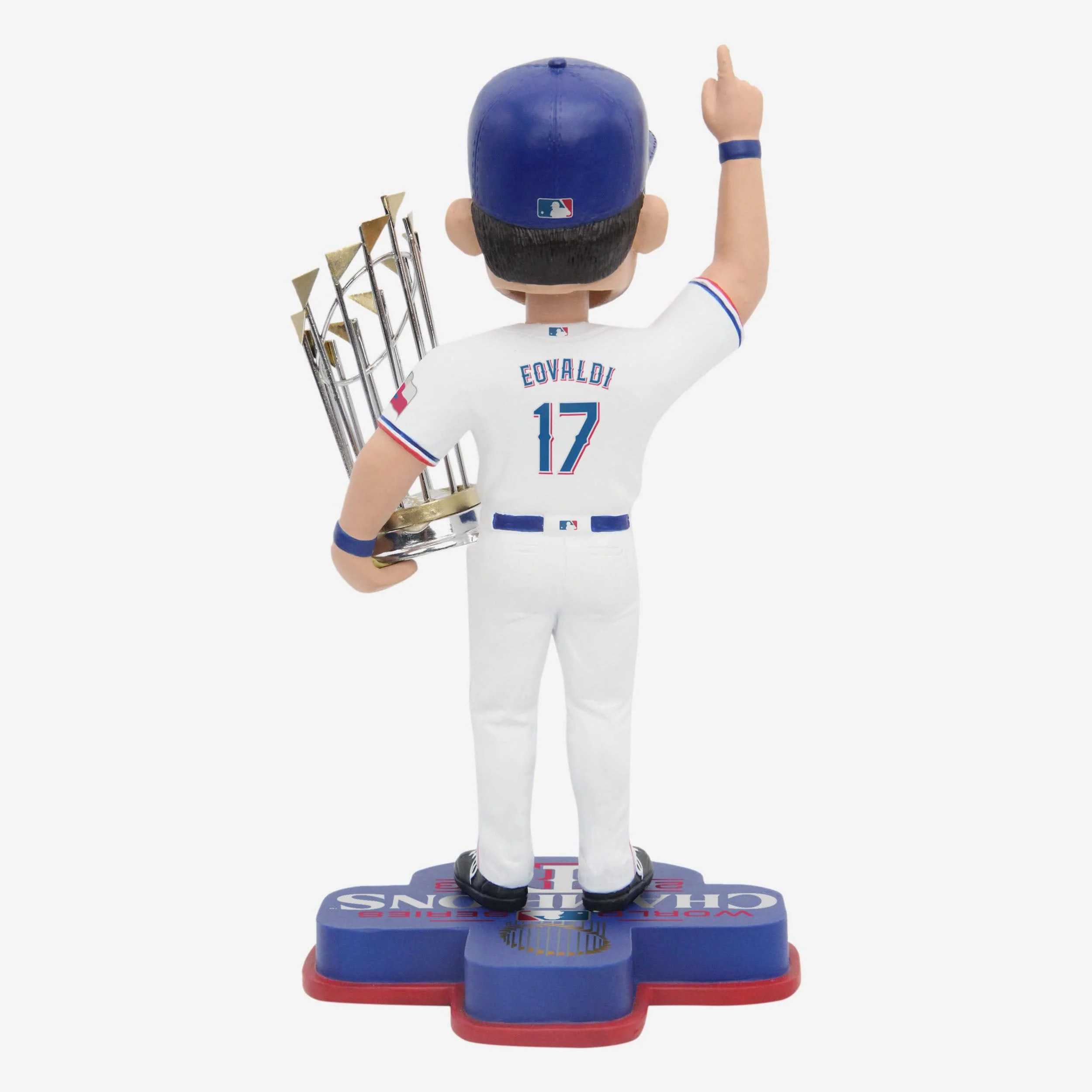 Nathan Eovaldi Texas Rangers 2023 World Series Champions Bobblehead - Image 2