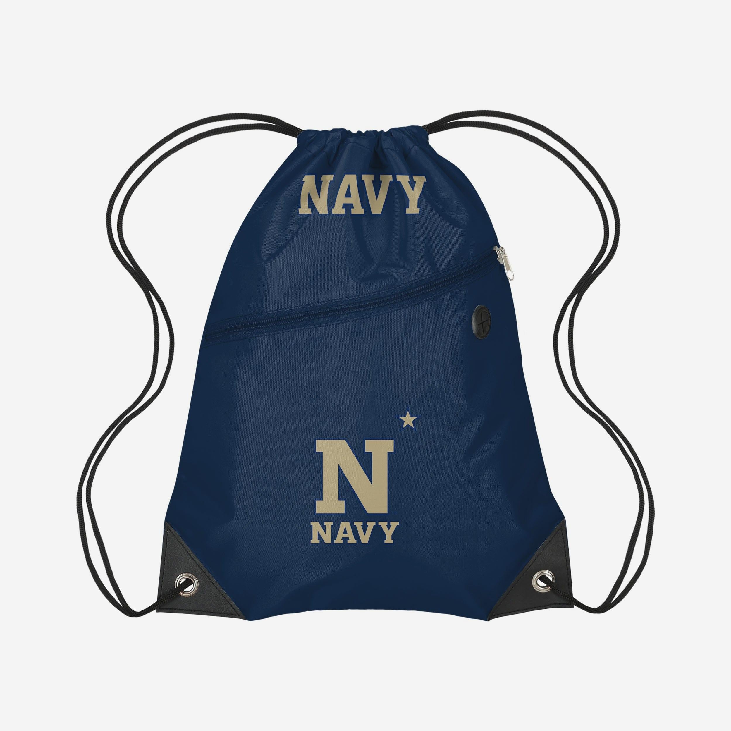 Navy Midshipmen Pocket Drawstring Backpack