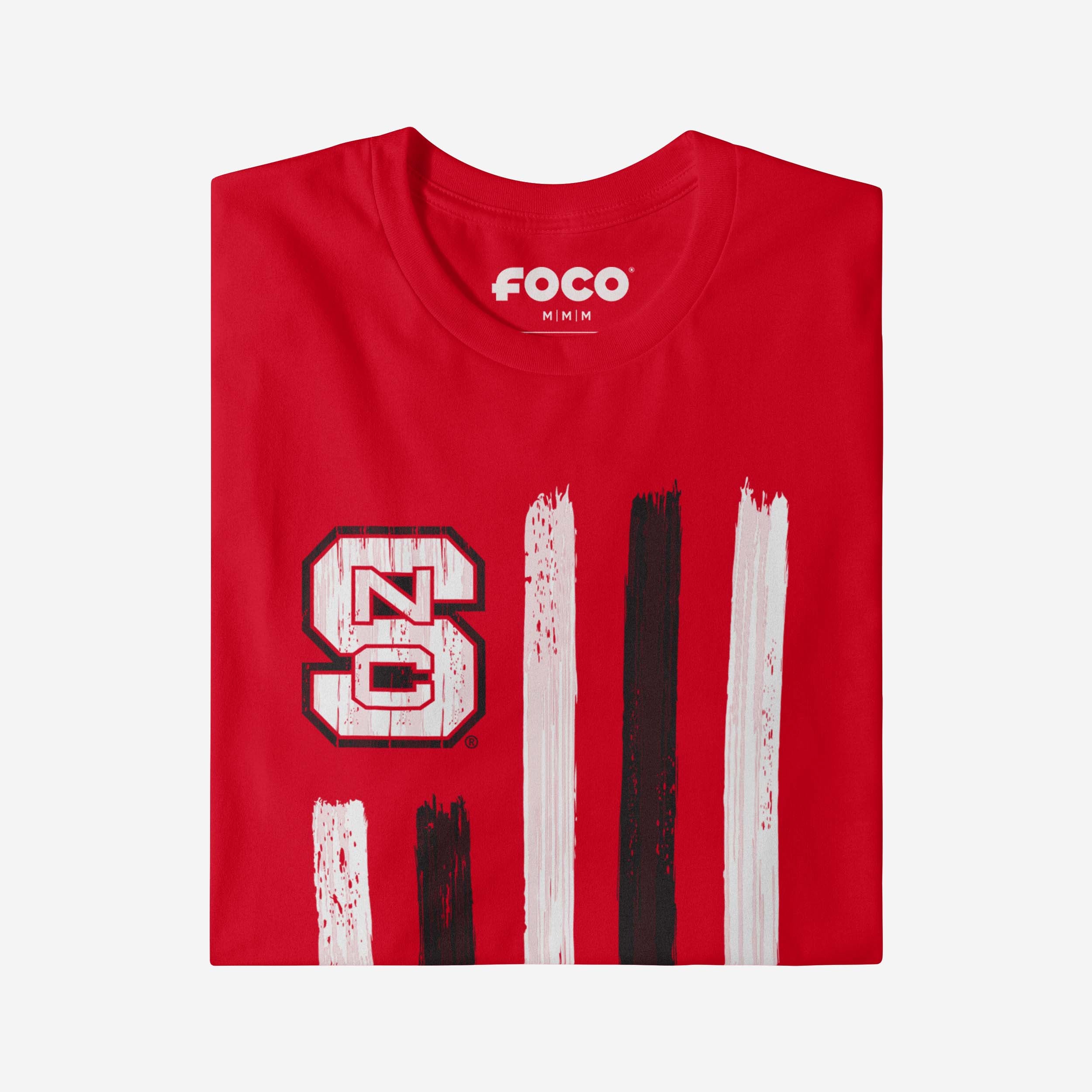 NC State Wolfpack Brushstroke Flag T-Shirt - Image 4