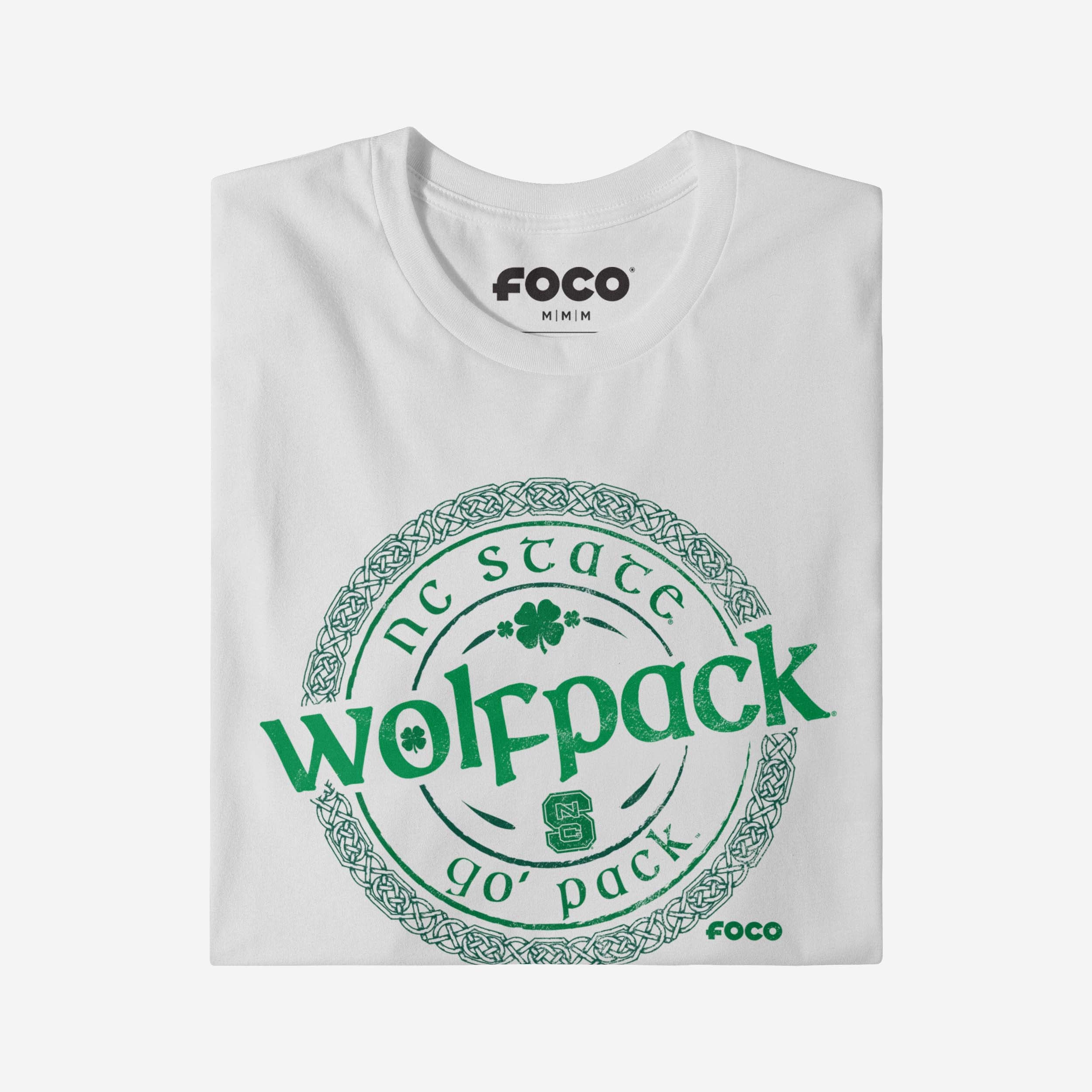 NC State Wolfpack Clover Crest T-Shirt - Image 4