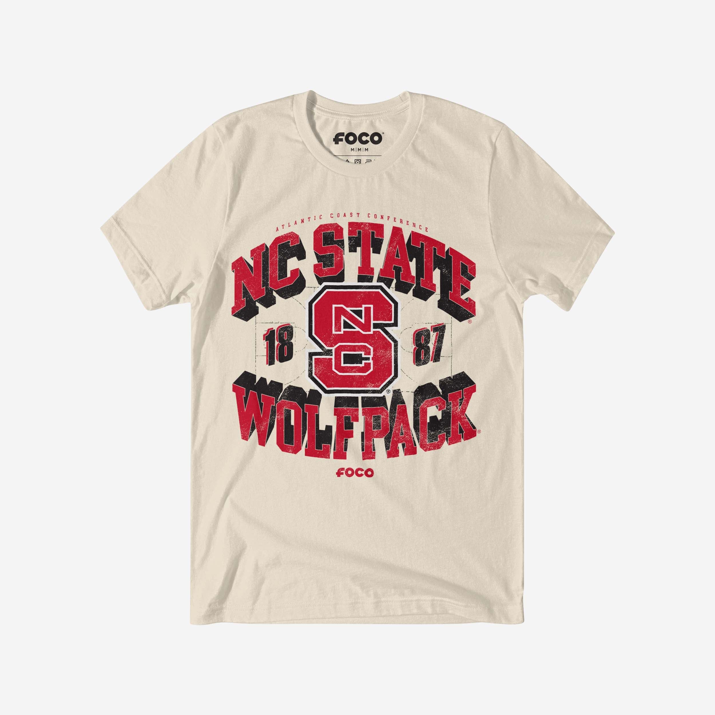 NC State Wolfpack Court Arched Wordmark T-Shirt