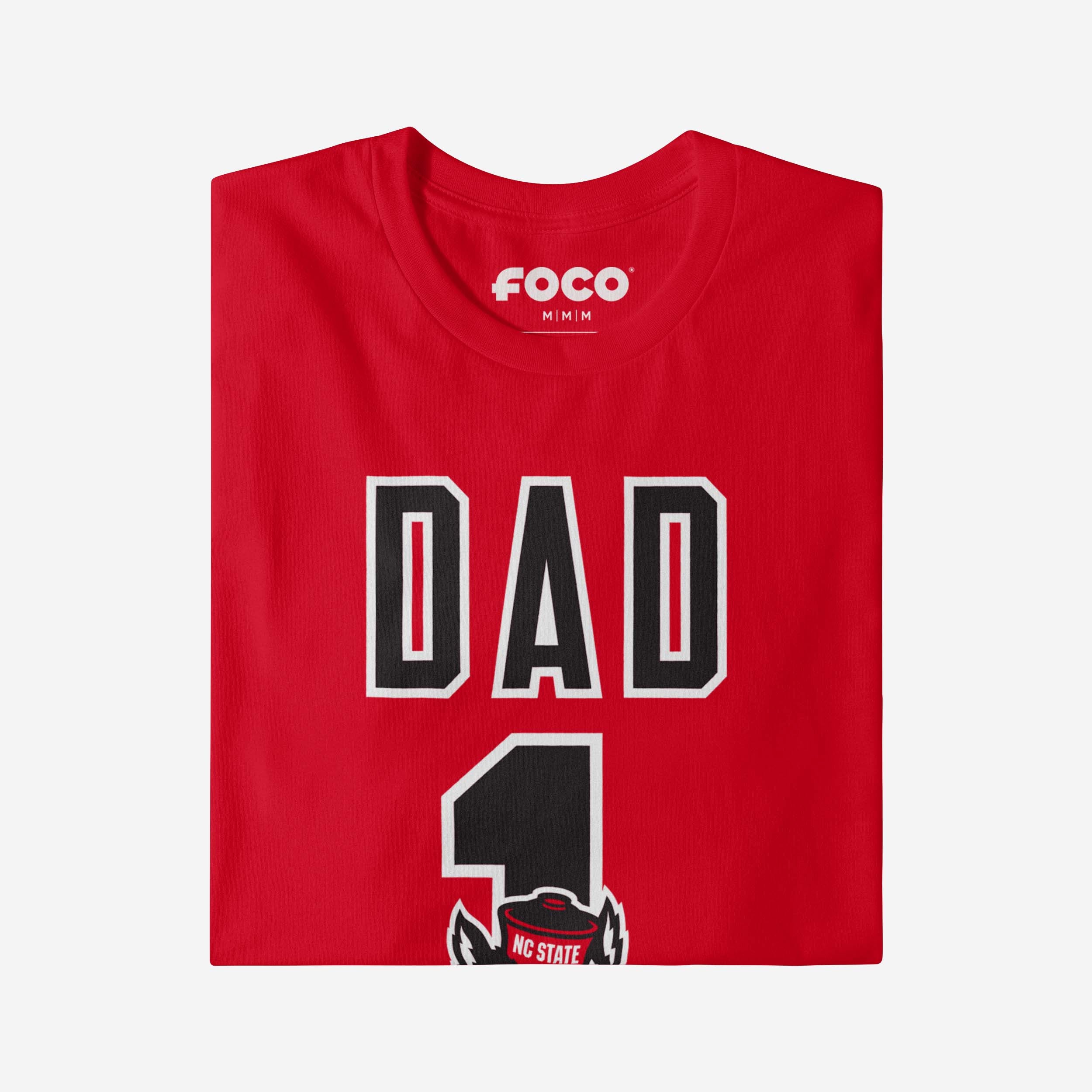 NC State Wolfpack Number 1 Dad T-Shirt - Image 4