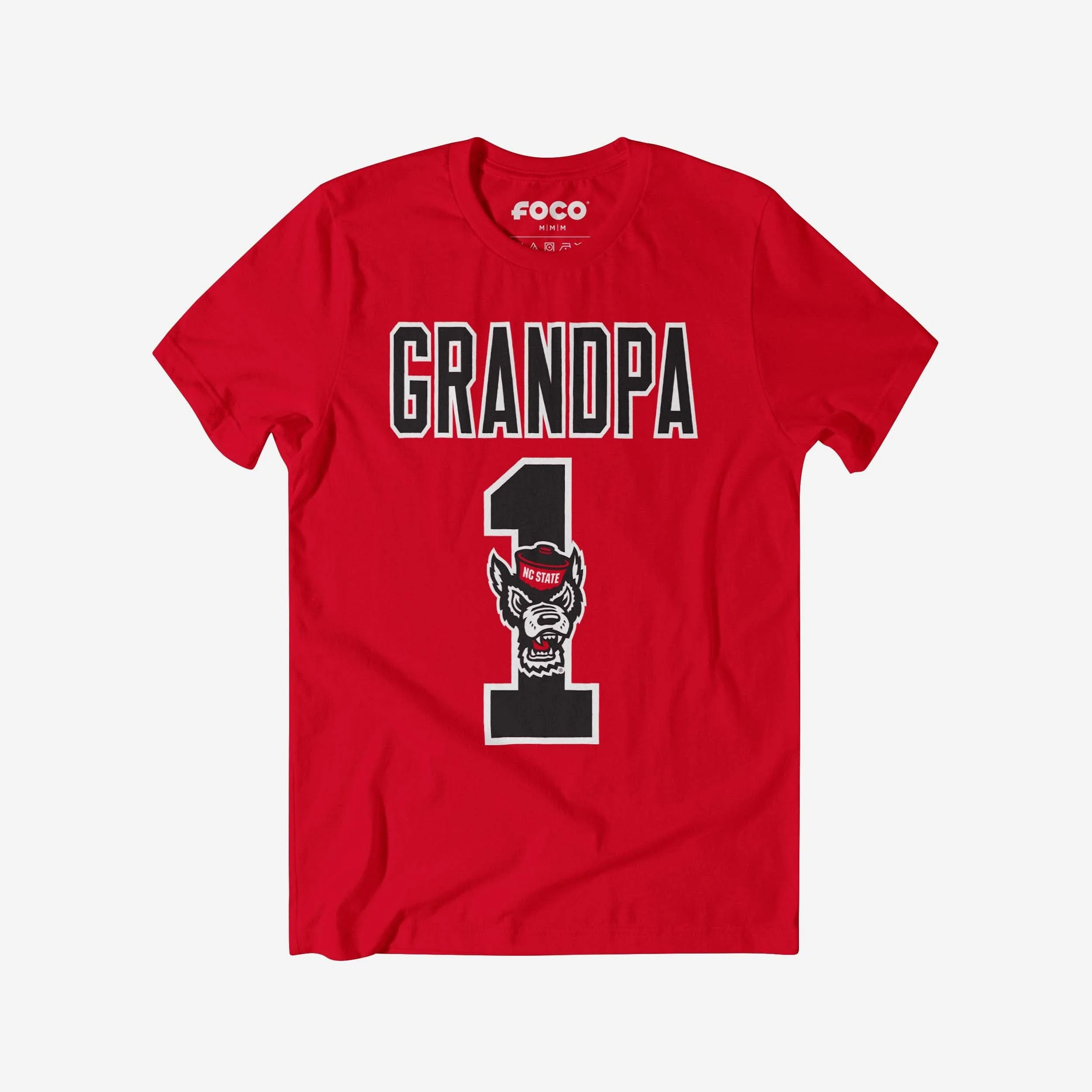NC State Wolfpack Number 1 Grandpa T-Shirt