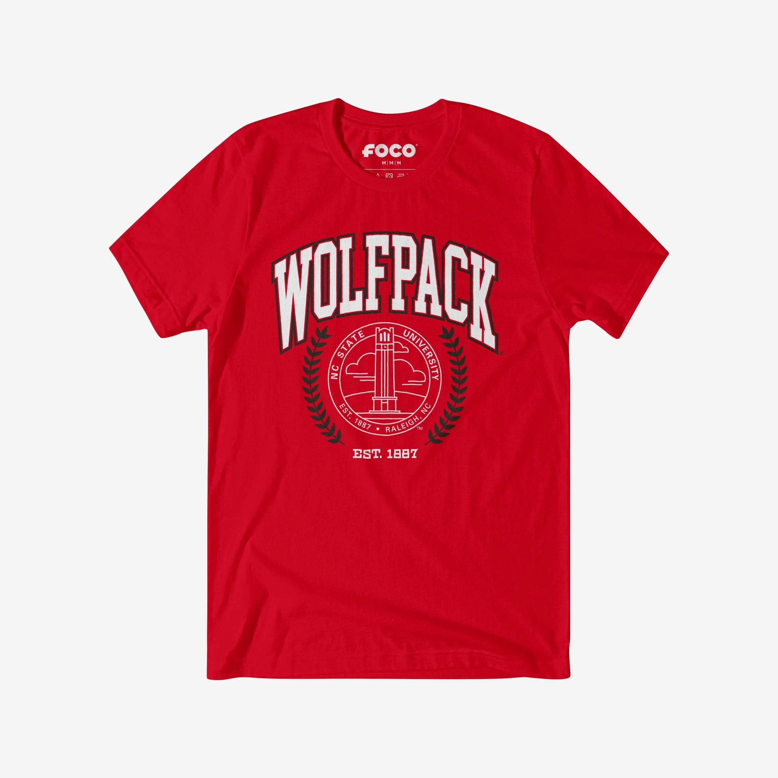 NC State Wolfpack Team Crest T-Shirt - Image 5