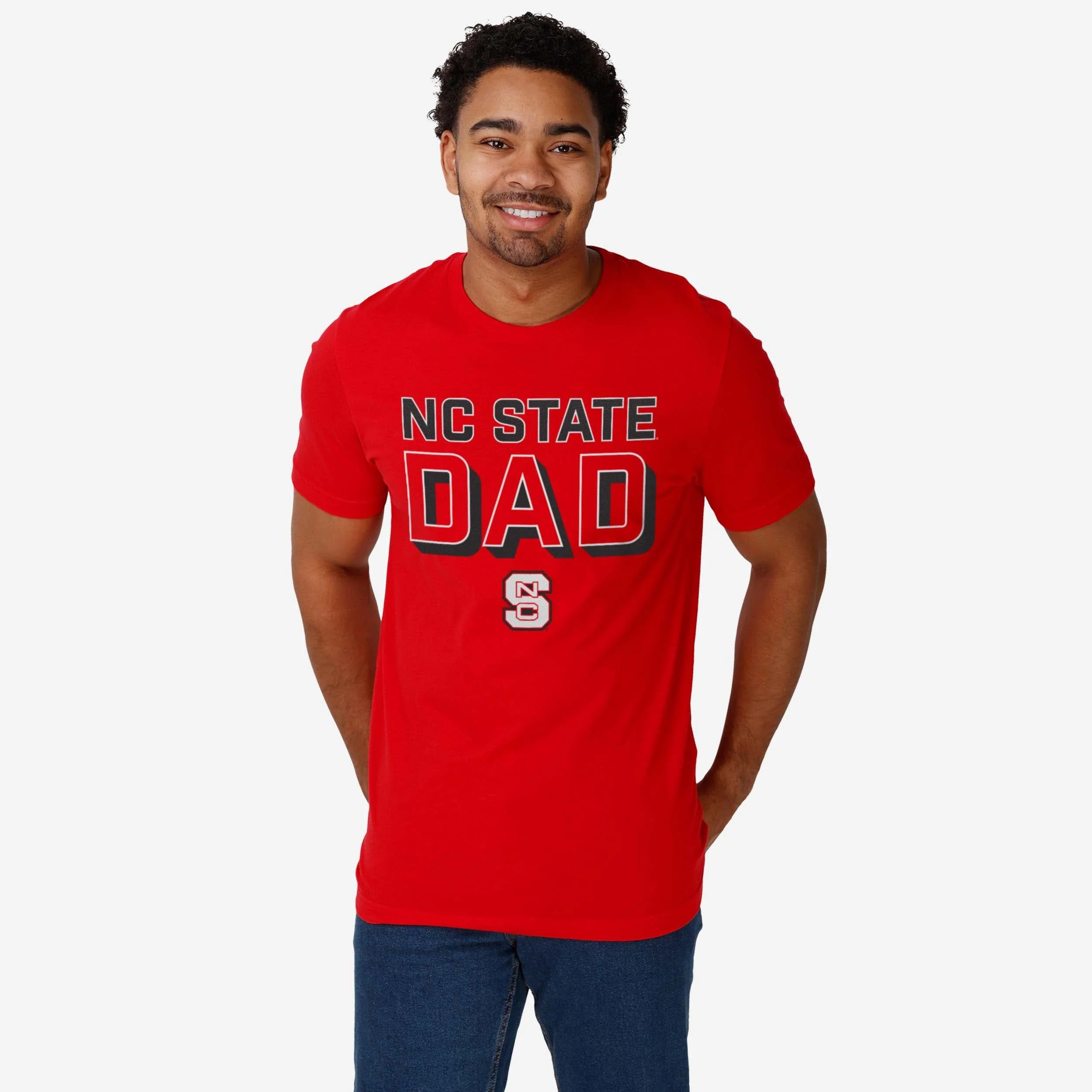 NC State Wolfpack Team Dad T-Shirt - Image 2