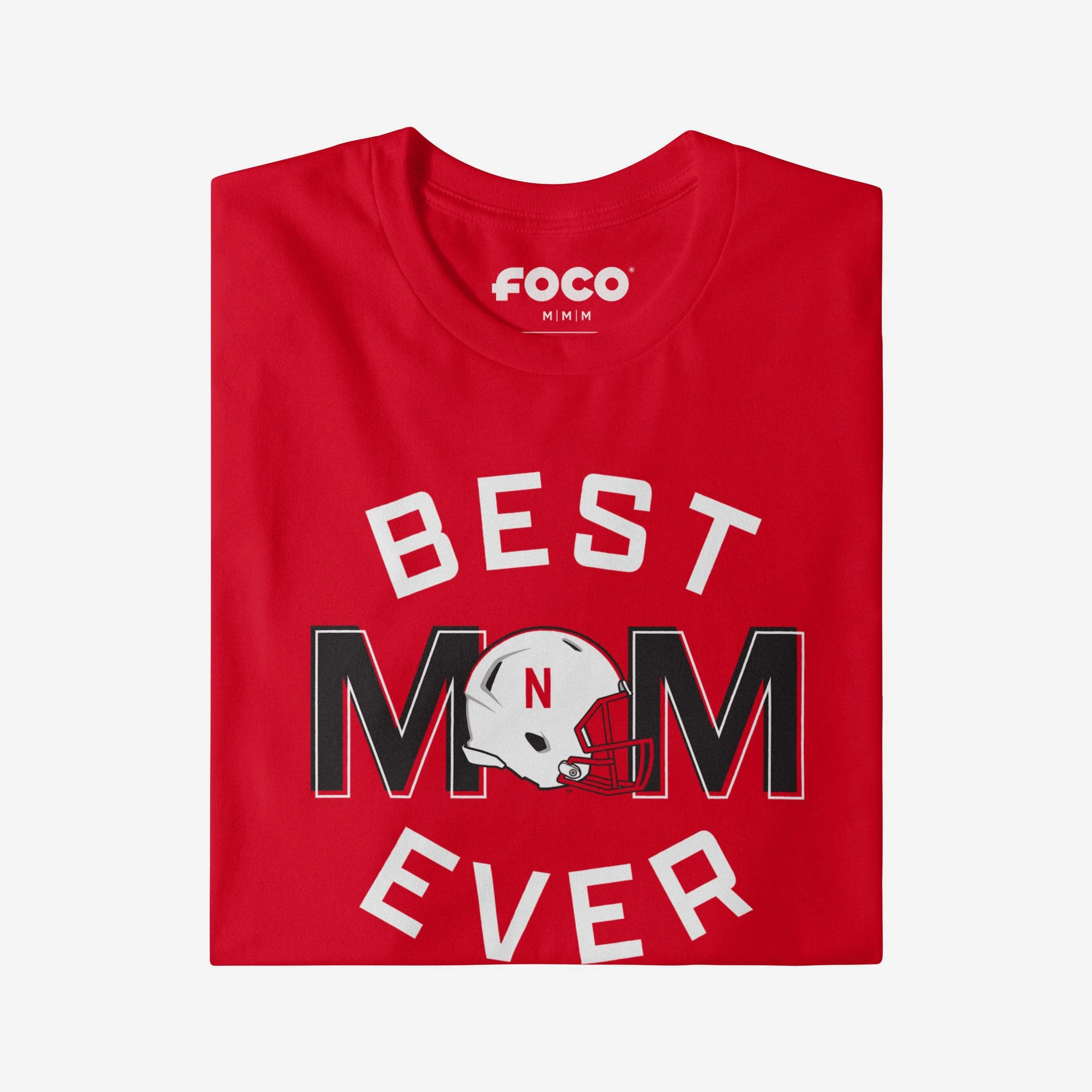 Nebraska Cornhuskers Best Mom Ever Arched T-Shirt - Image 3