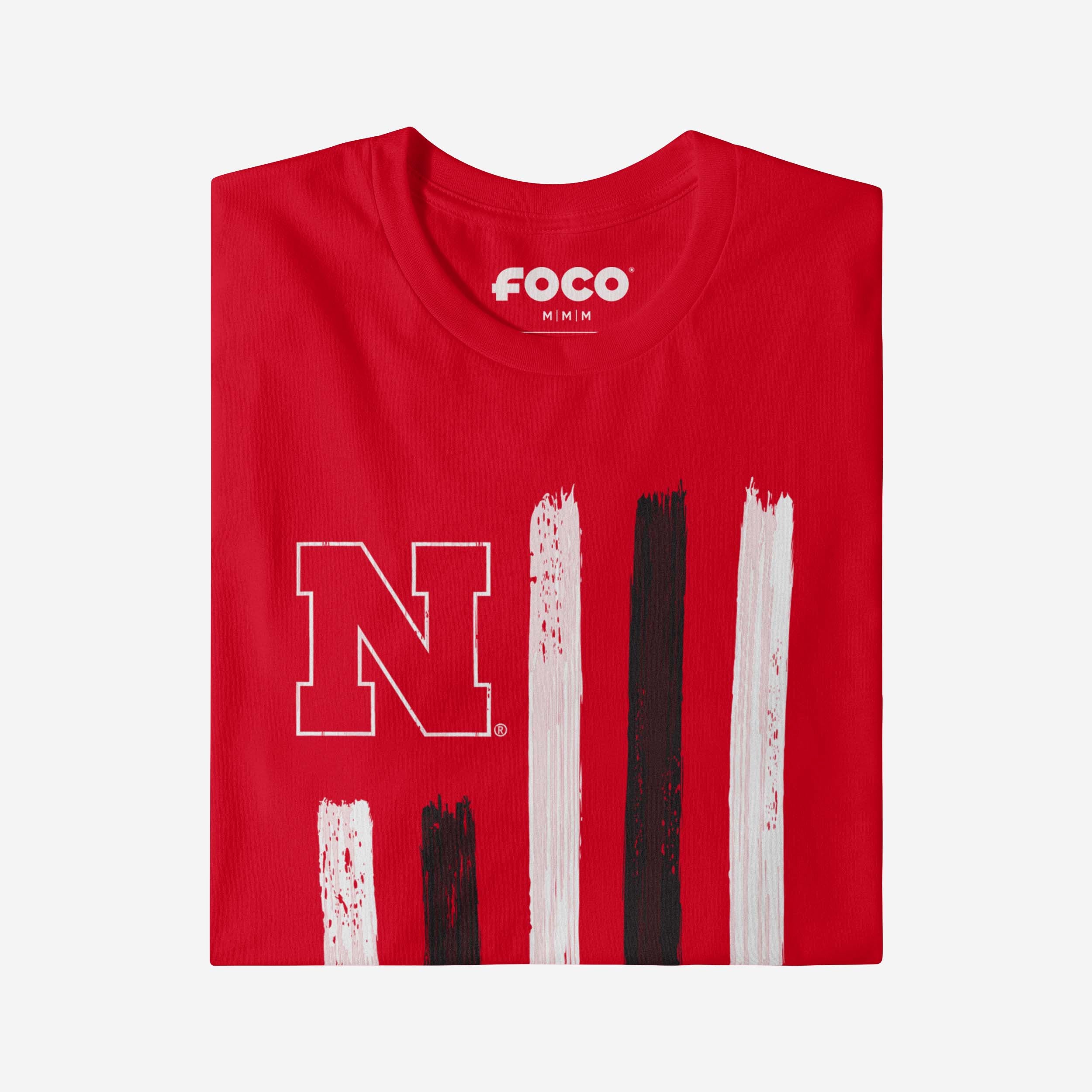 Nebraska Cornhuskers Brushstroke Flag T-Shirt - Image 4