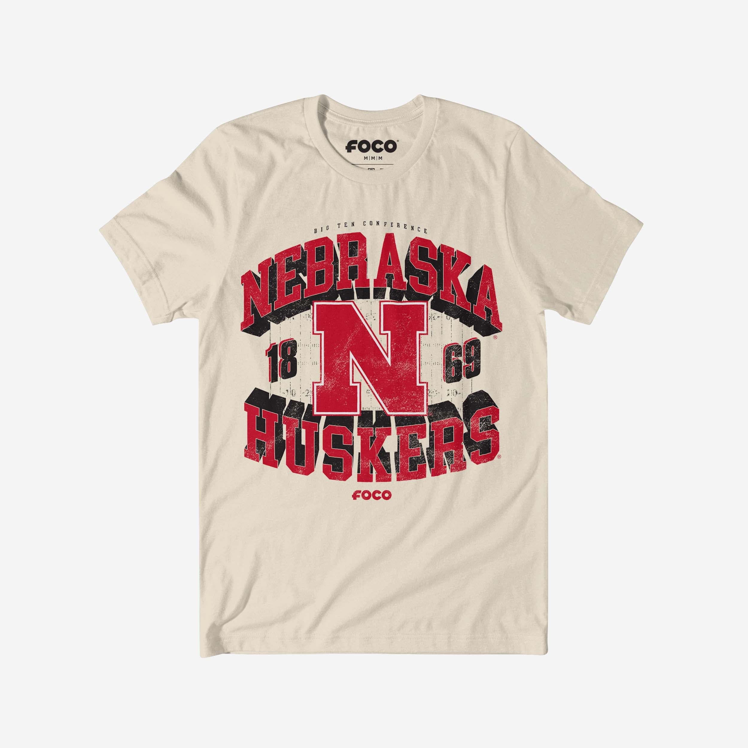 Nebraska Cornhuskers Field Arched Wordmark T-Shirt