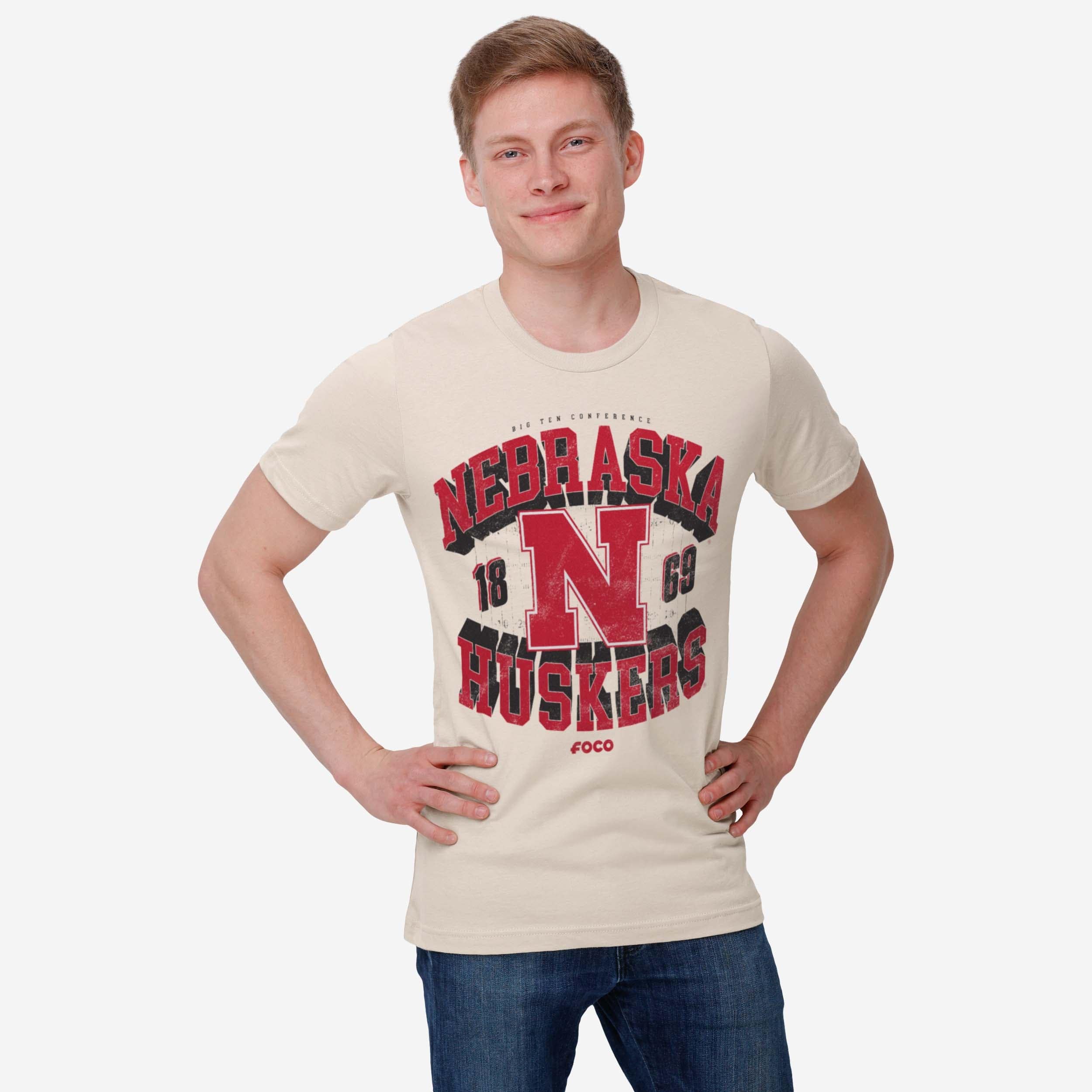 Nebraska Cornhuskers Field Arched Wordmark T-Shirt - Image 2