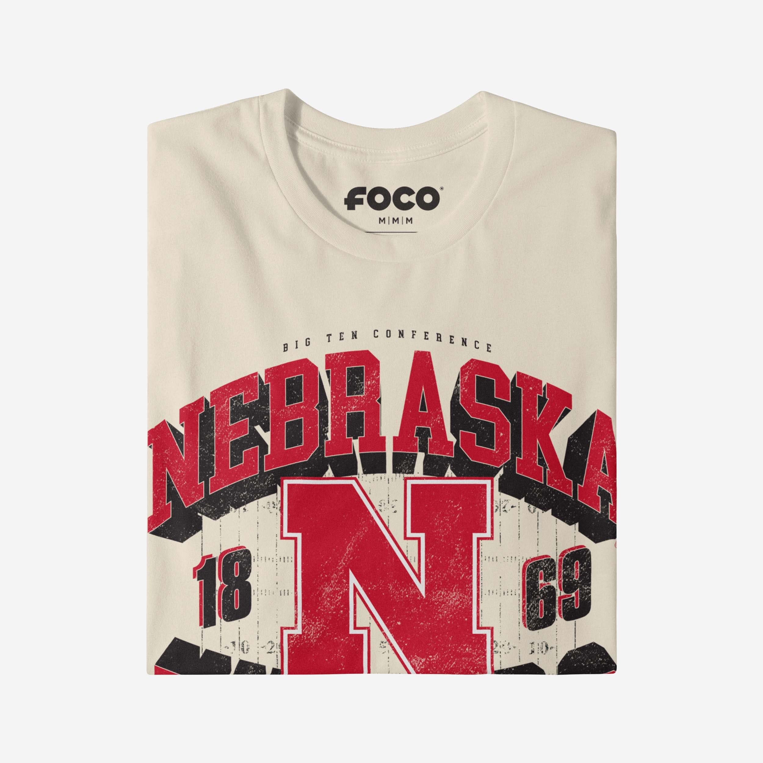 Nebraska Cornhuskers Field Arched Wordmark T-Shirt - Image 4