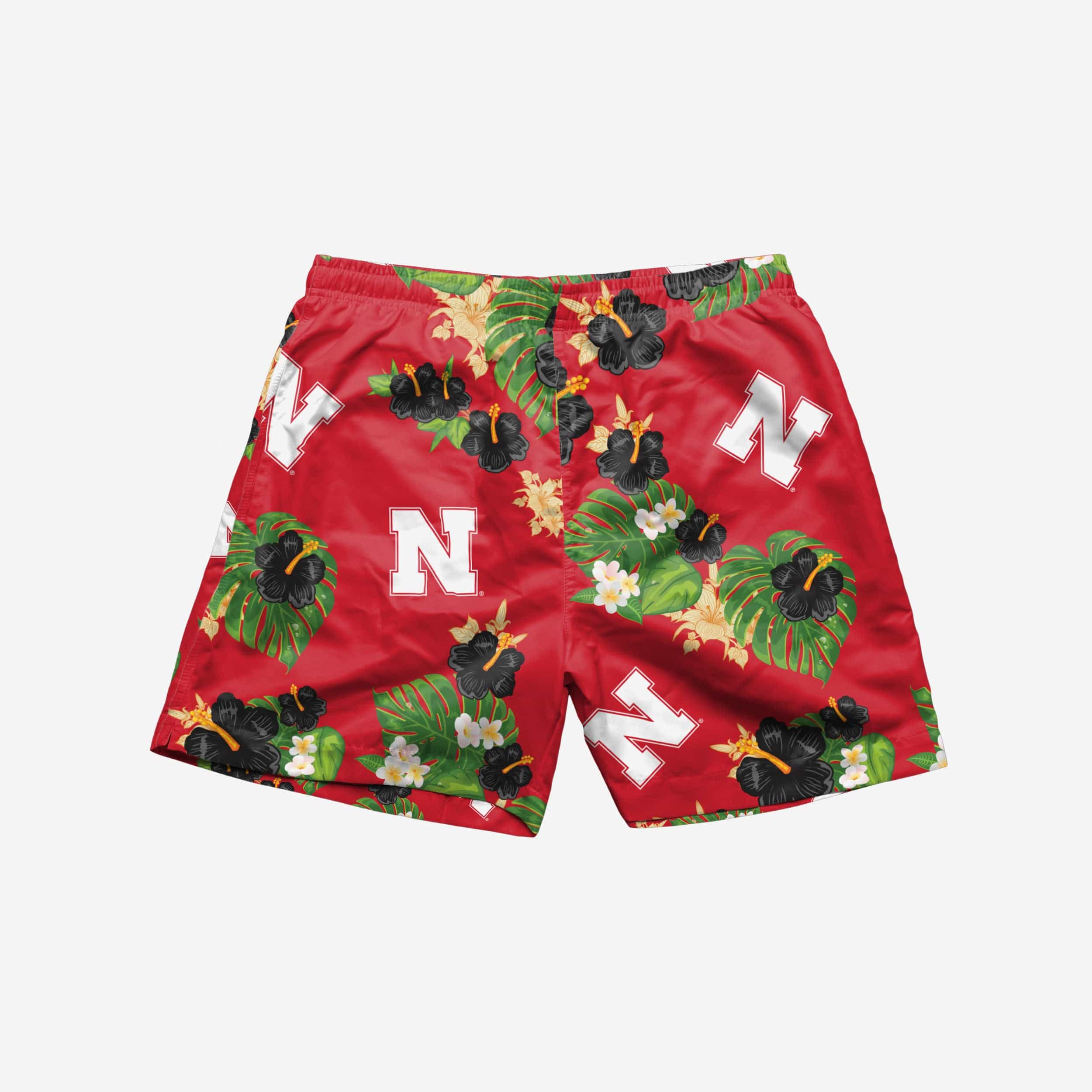 Nebraska Cornhuskers Floral Swimming Trunks - Image 3
