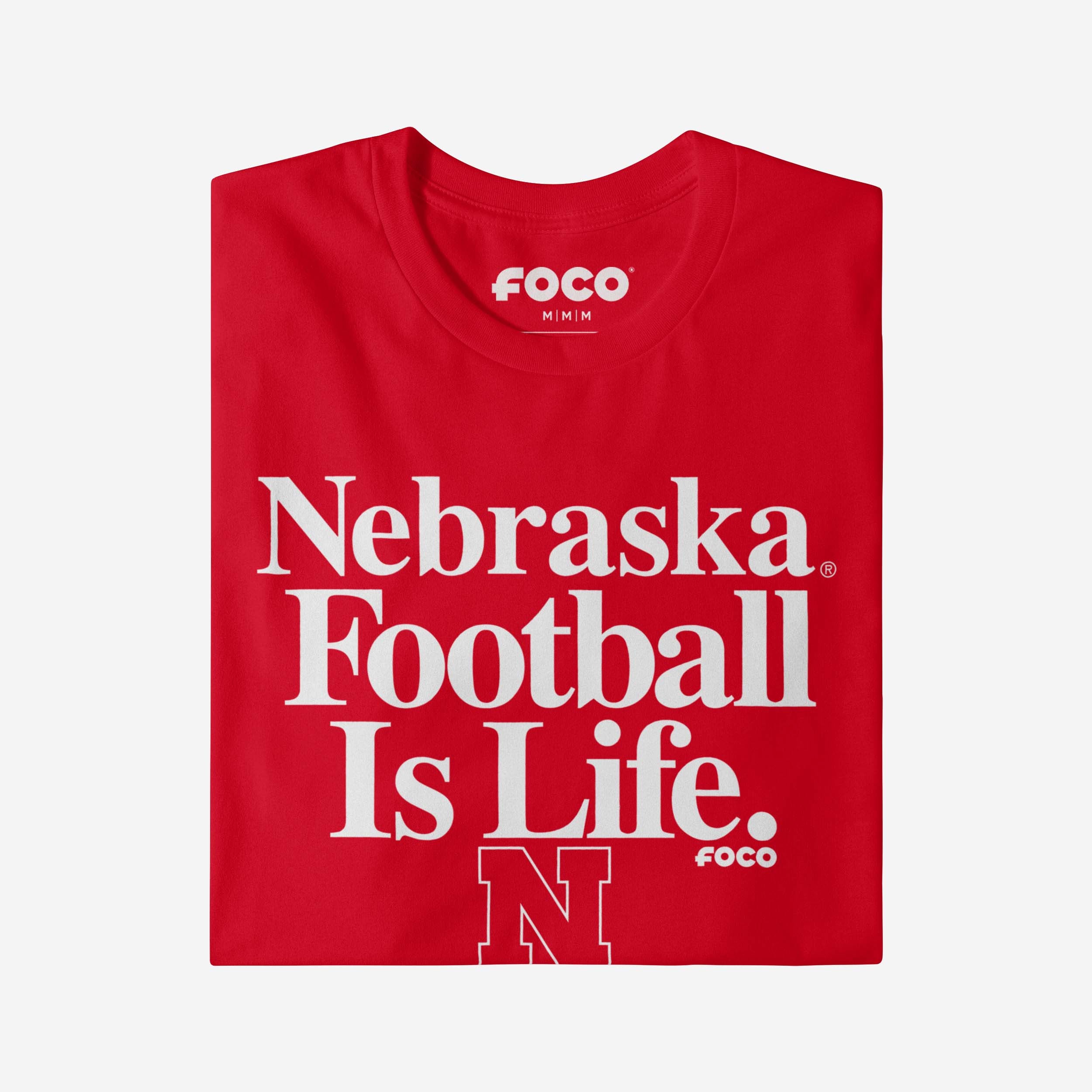 Nebraska Cornhuskers Football is Life T-Shirt - Image 4